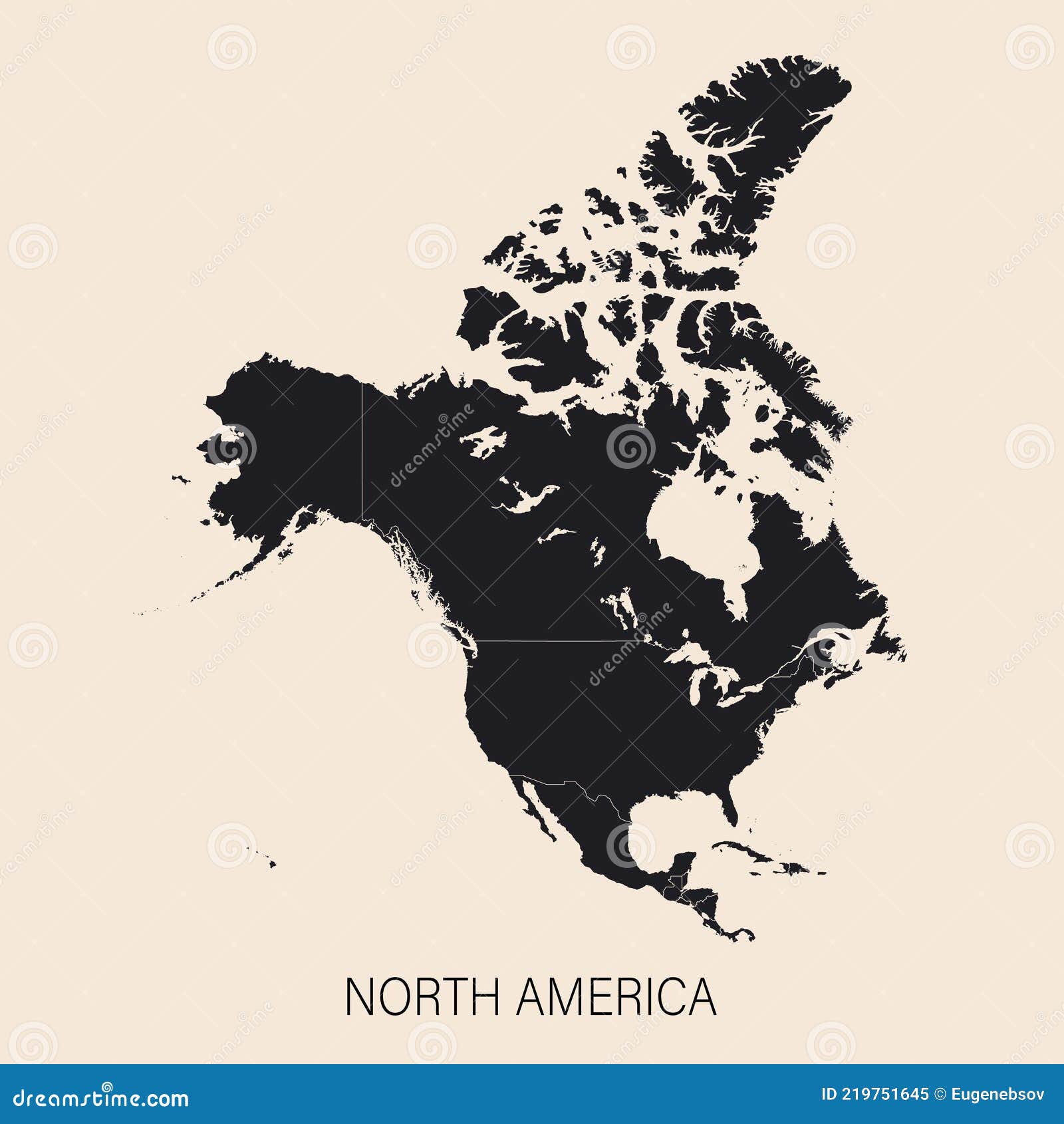 Mapa do norte da europa com fronteiras dos países da escandinávia