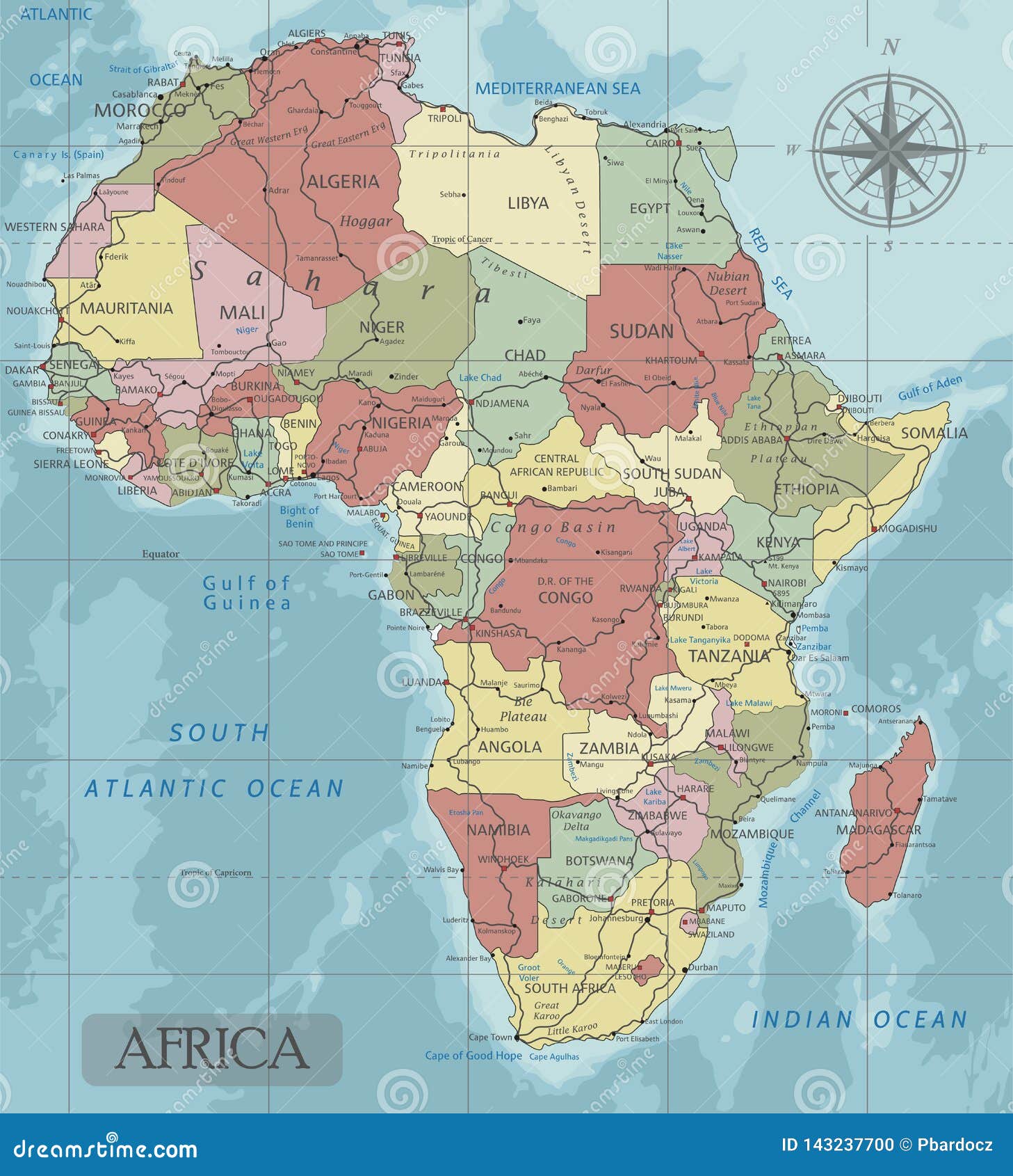 Mapa Político del Mundo – Editorial Compass