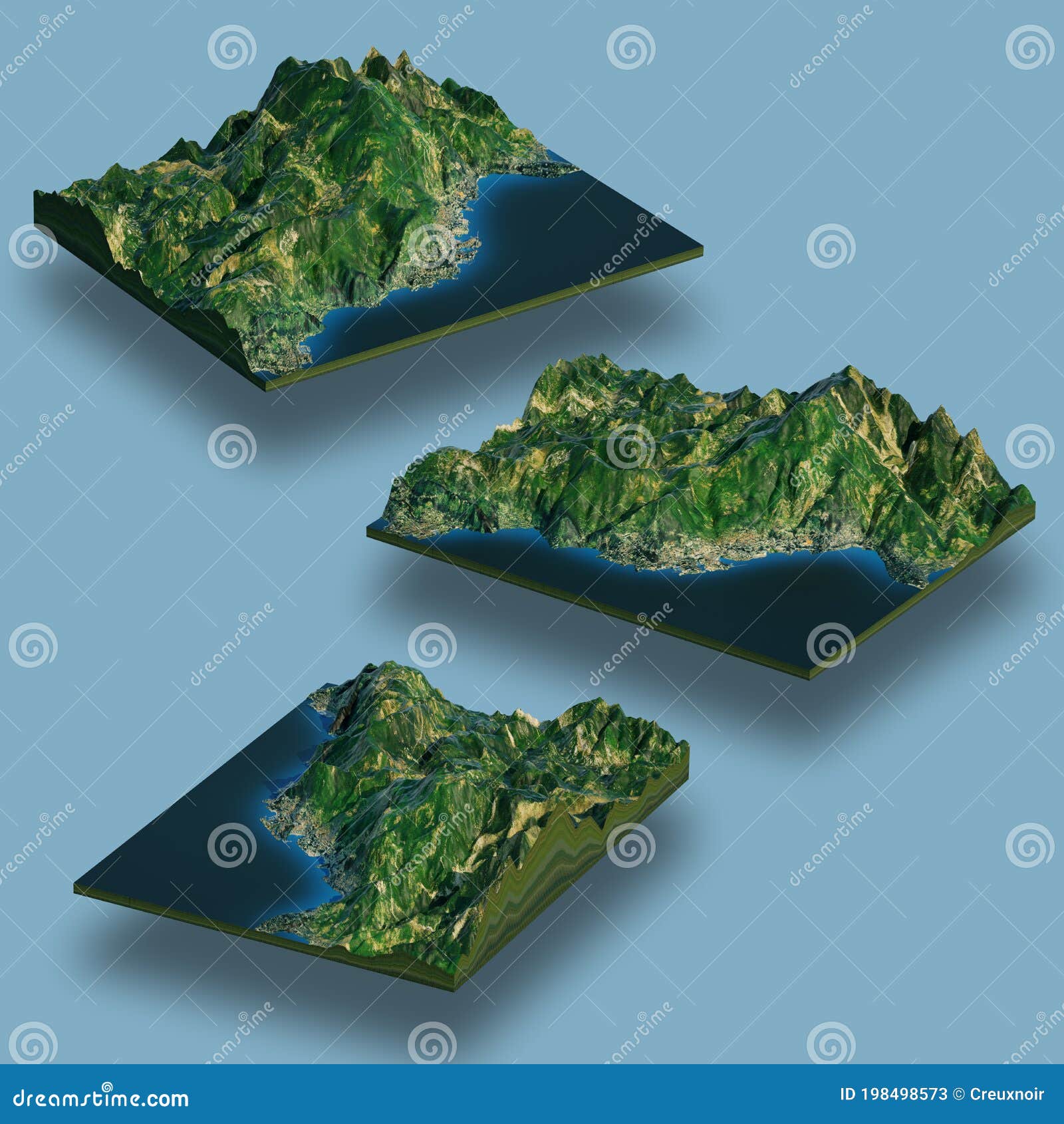 Mapas De Ayuda Elevados De Monte Carlo 3d Renderizado Stock de ilustración  - Ilustración de francia, playa: 198498573