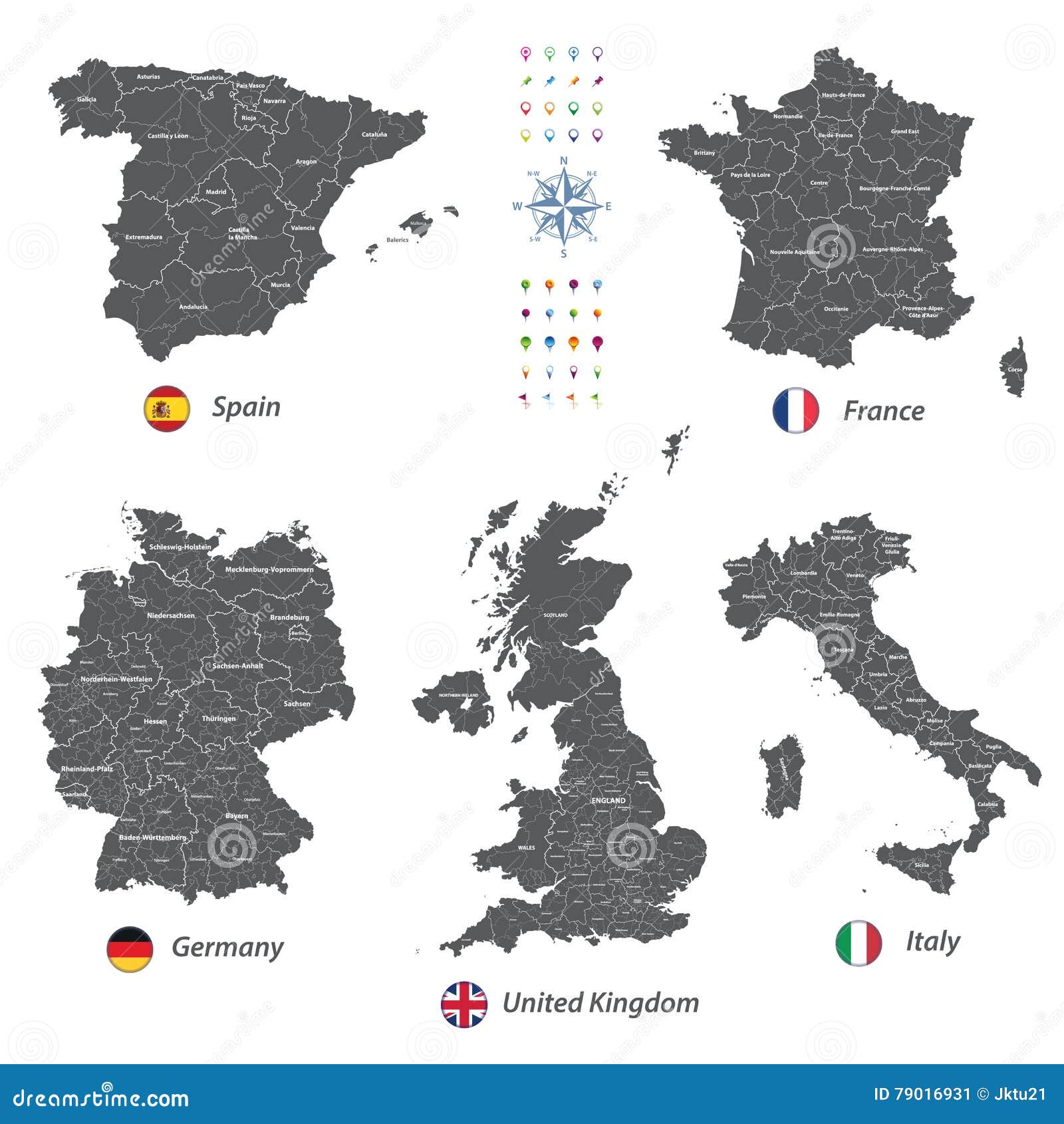 Vetores de Mapas Dos França Espanha e mais imagens de Mapa - Mapa, Espanha,  França - iStock