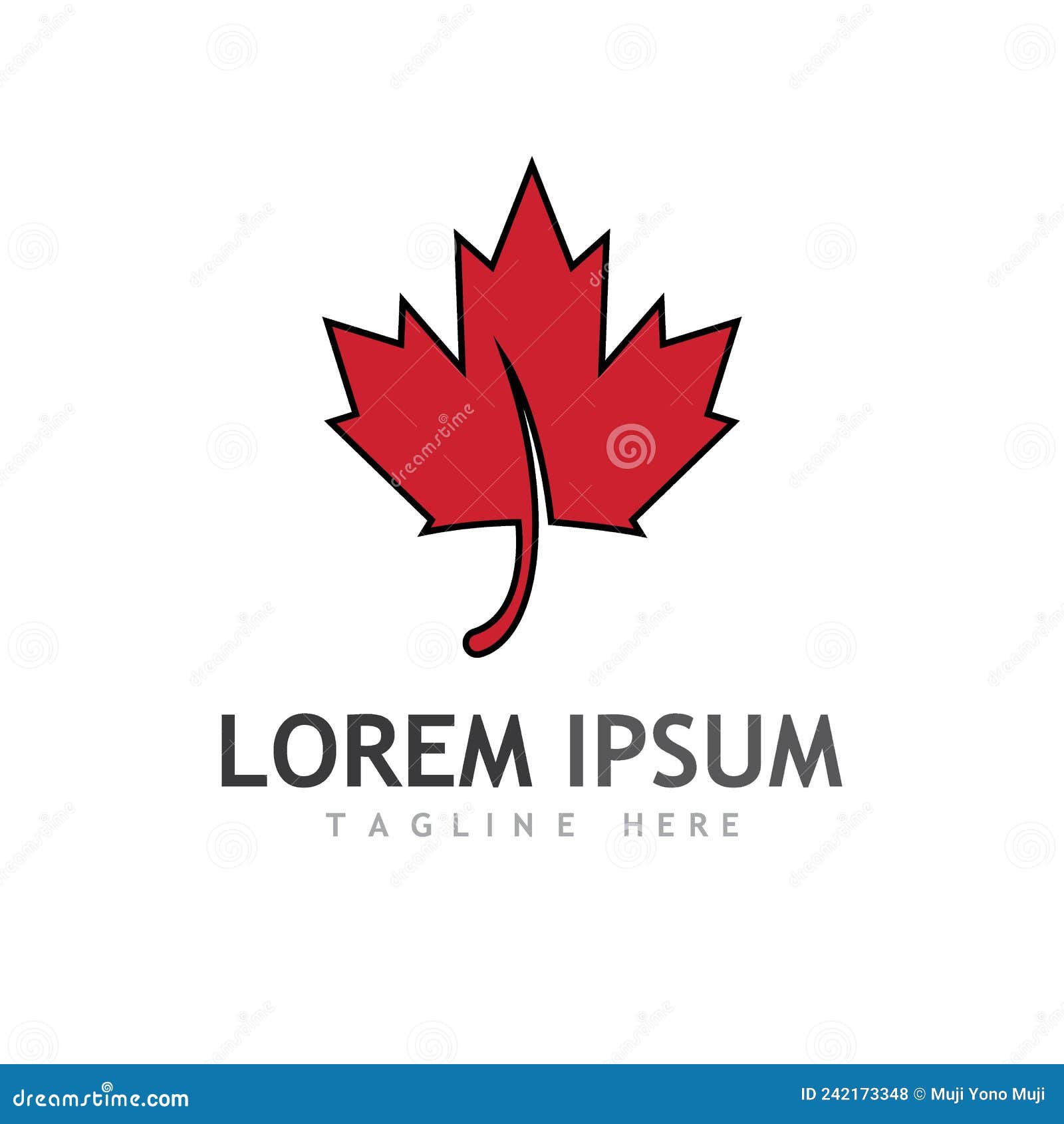 Maple Leaf Vector Illustration Stock Vector - Illustration of canada