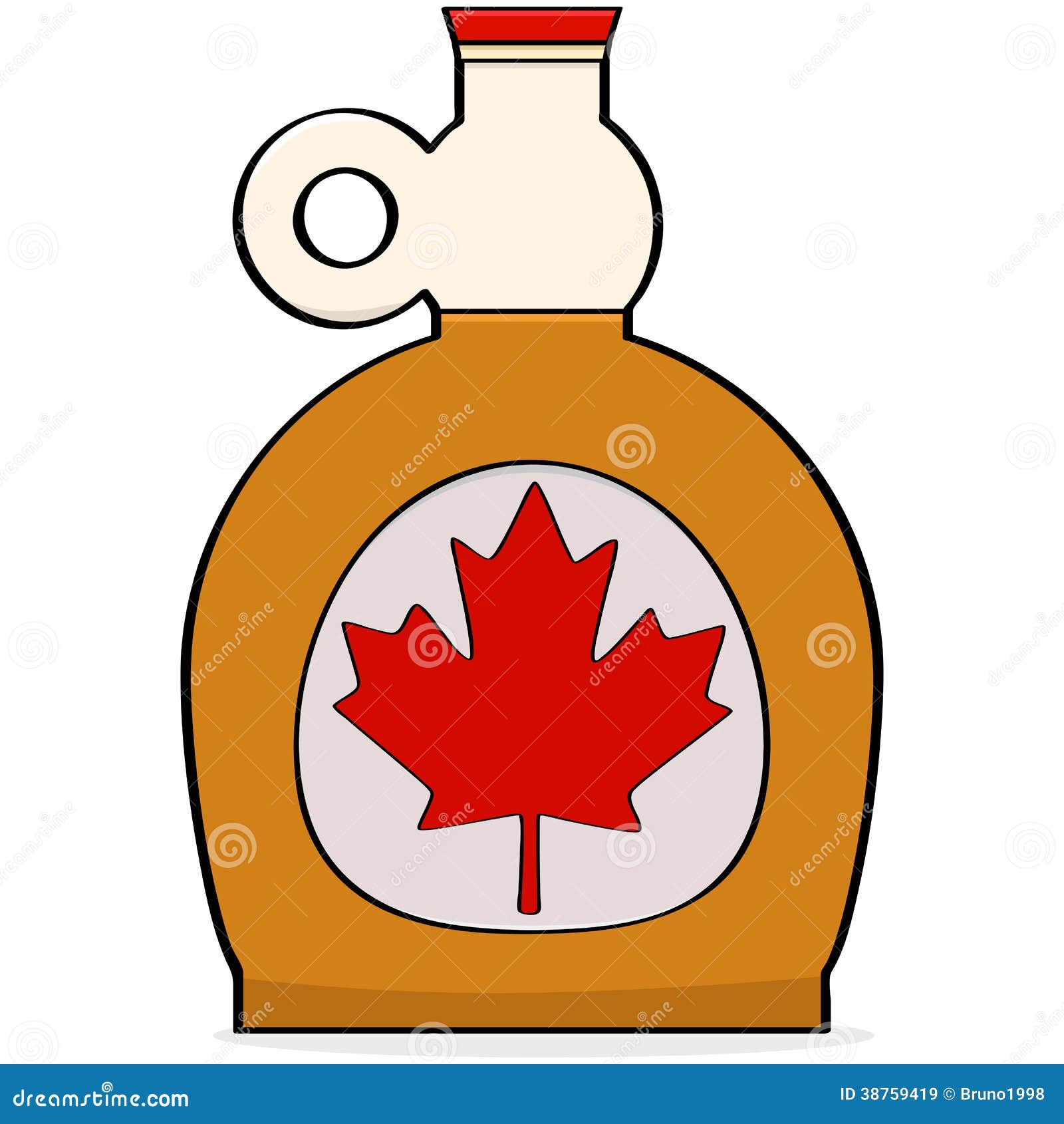 Maple syrup stock vector. Image of retro, maple, heritage - 38759419