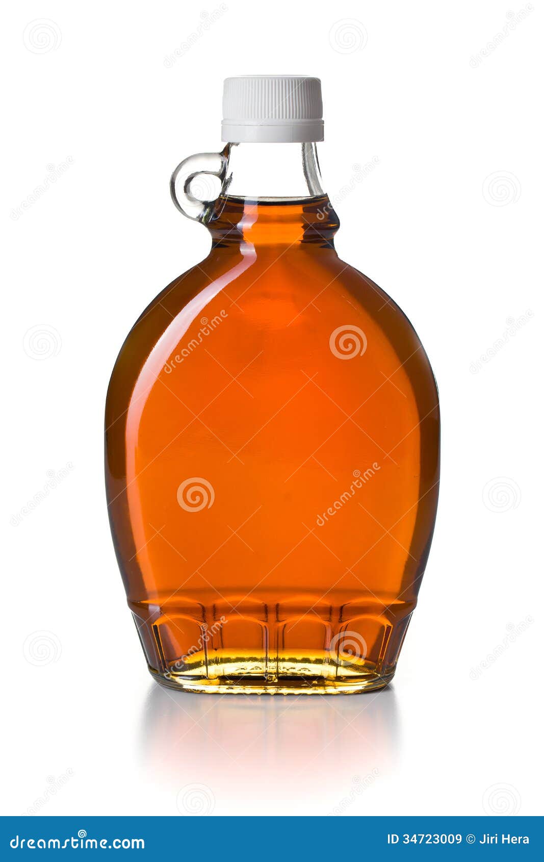 Maple Syrup in Glass Bottle Stock Image Image of dessert, topping 34723009
