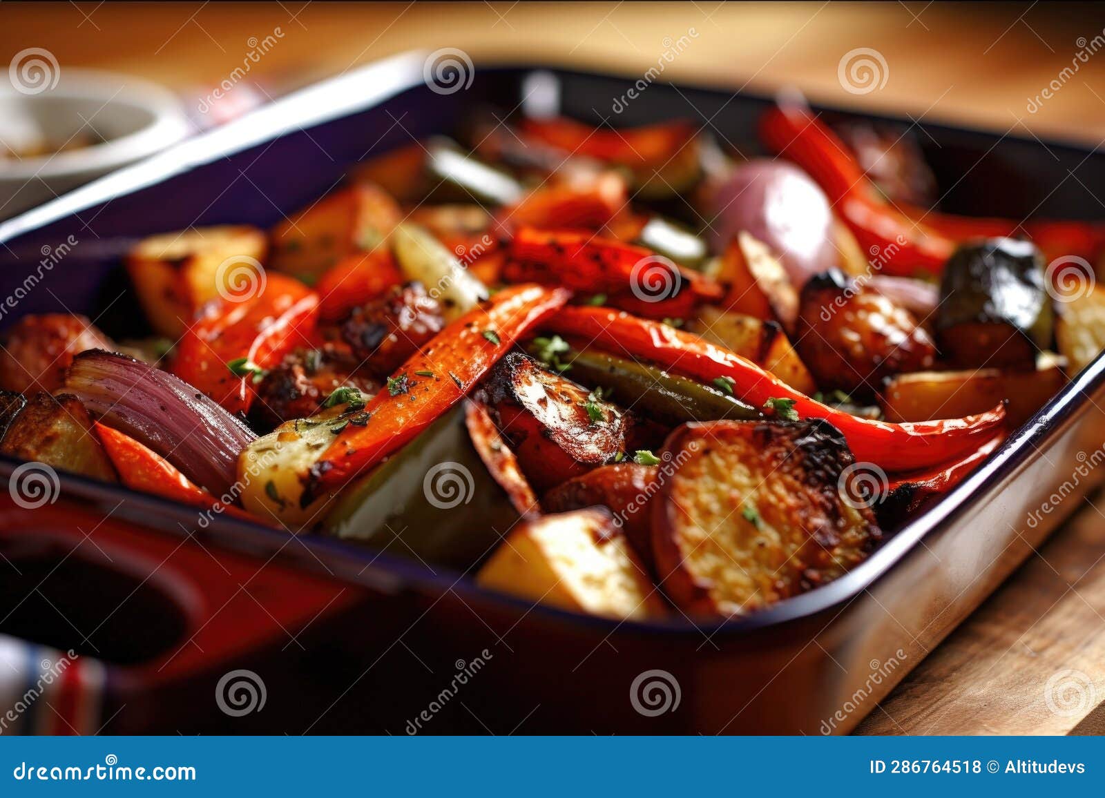 Maple Syrup Glaze on Roasted Vegetables Stock Illustration Illustration of savory, nutritious