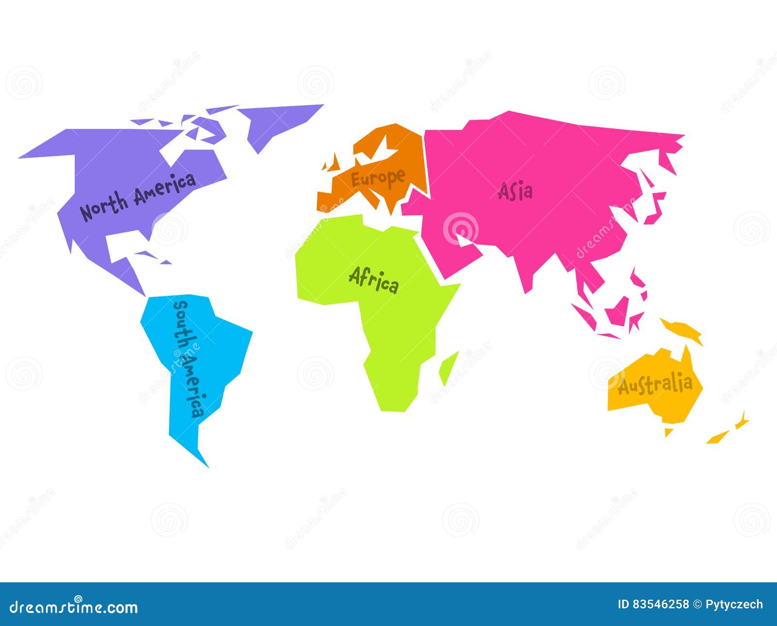 Quanti Continenti Ci Sono Nel Mondo Cartina Mondo Continenti | Tomveelers