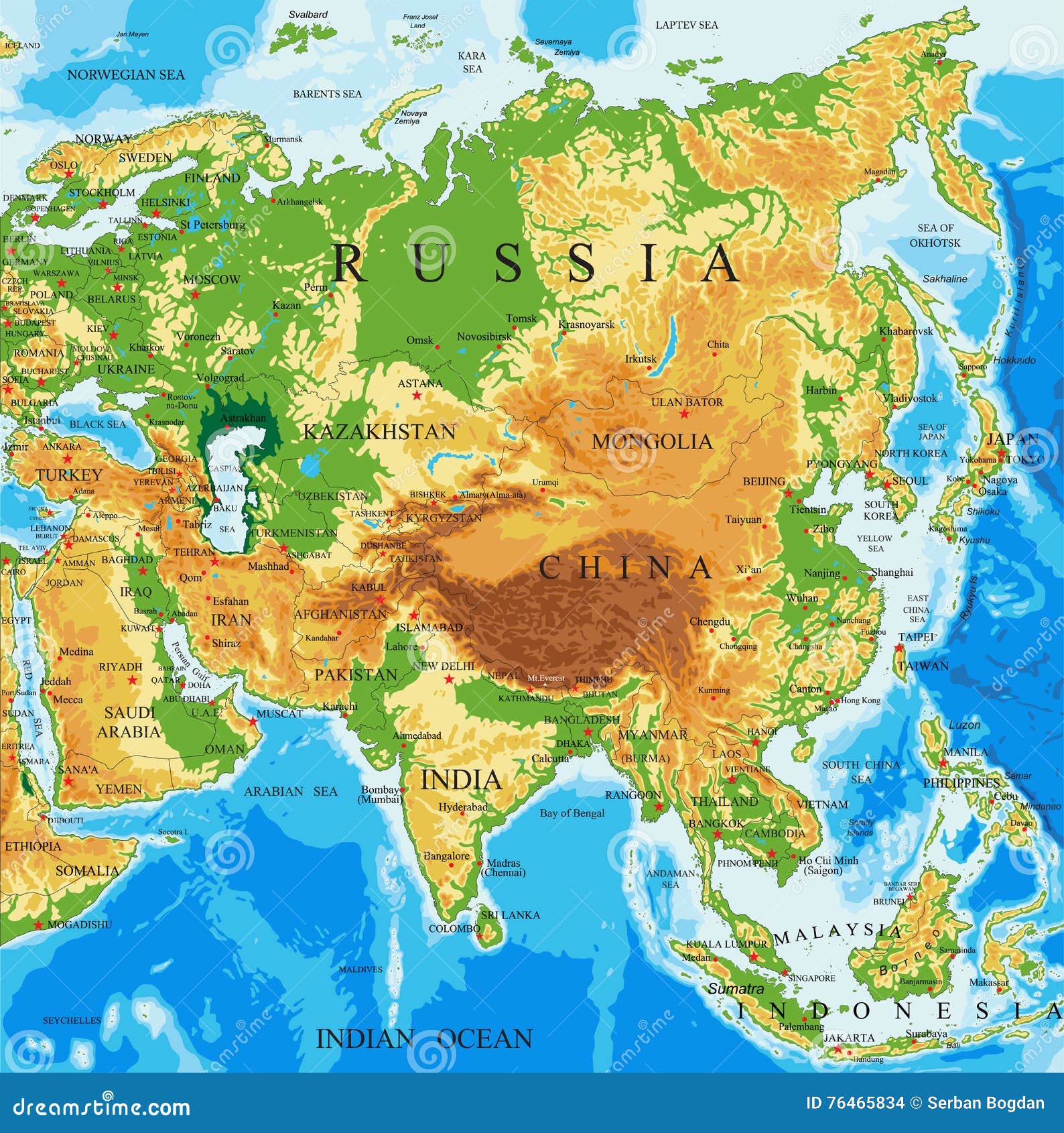 Risultati immagini per asia fisica