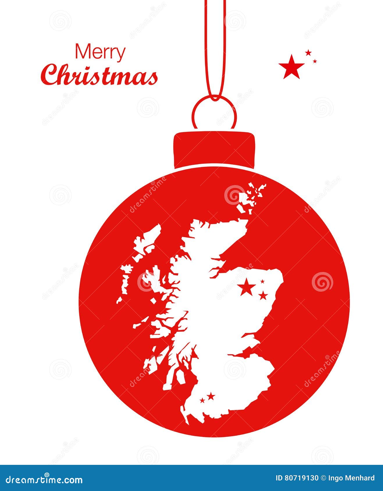 Buon Natale In Bulgaro.Mappa Scozia Di Buon Natale Illustrazione Di Stock Illustrazione Di Regionale Semplice 80719130