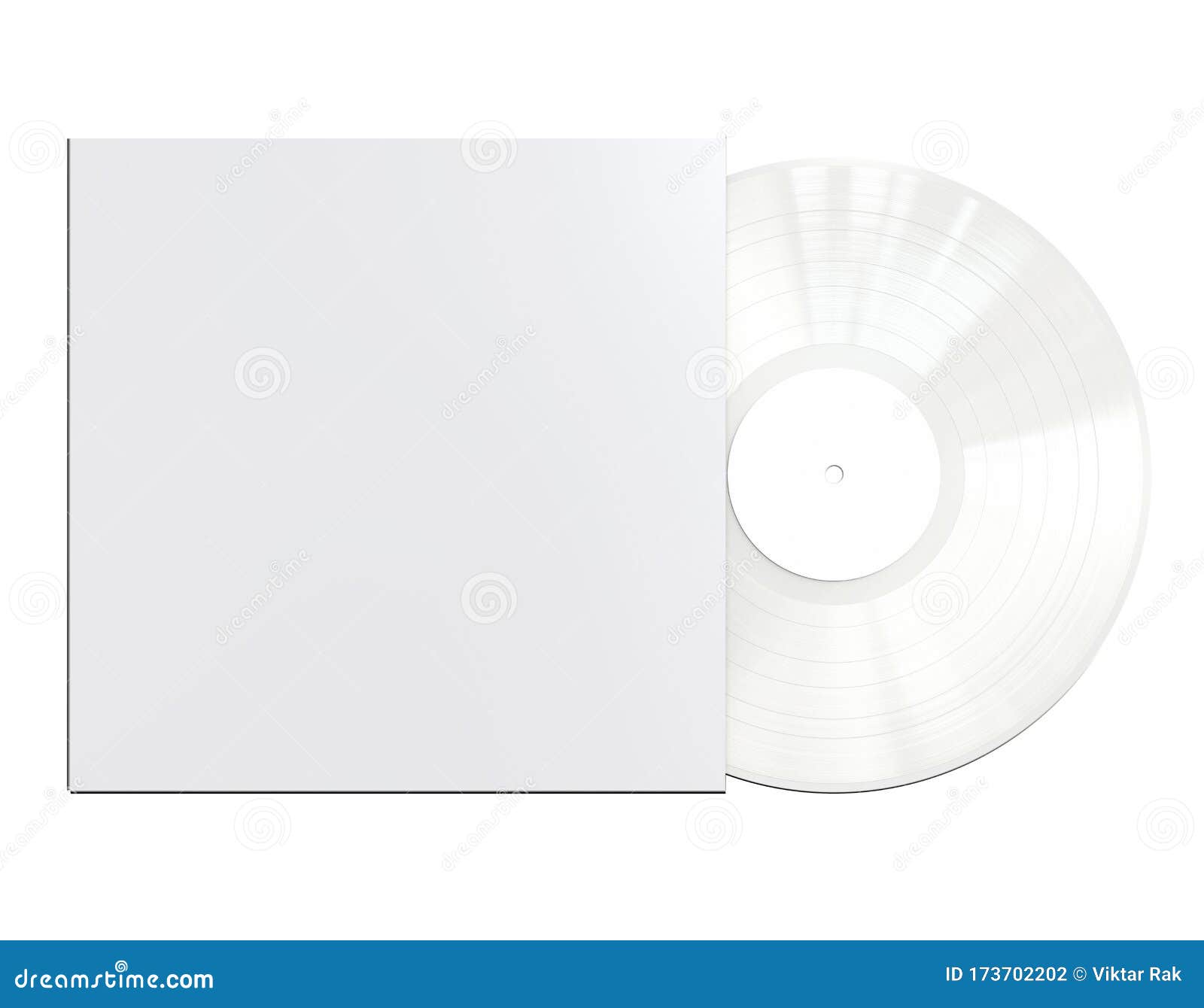 Maqueta De Disco De Vinilo De Color Blanco Grabación De Vinilo LP Moderna  Con Funda Blanca Y Etiqueta Blanca Aislada En Fondo Bla Stock de  ilustración - Ilustración de analogico, soundtrack: 173702202