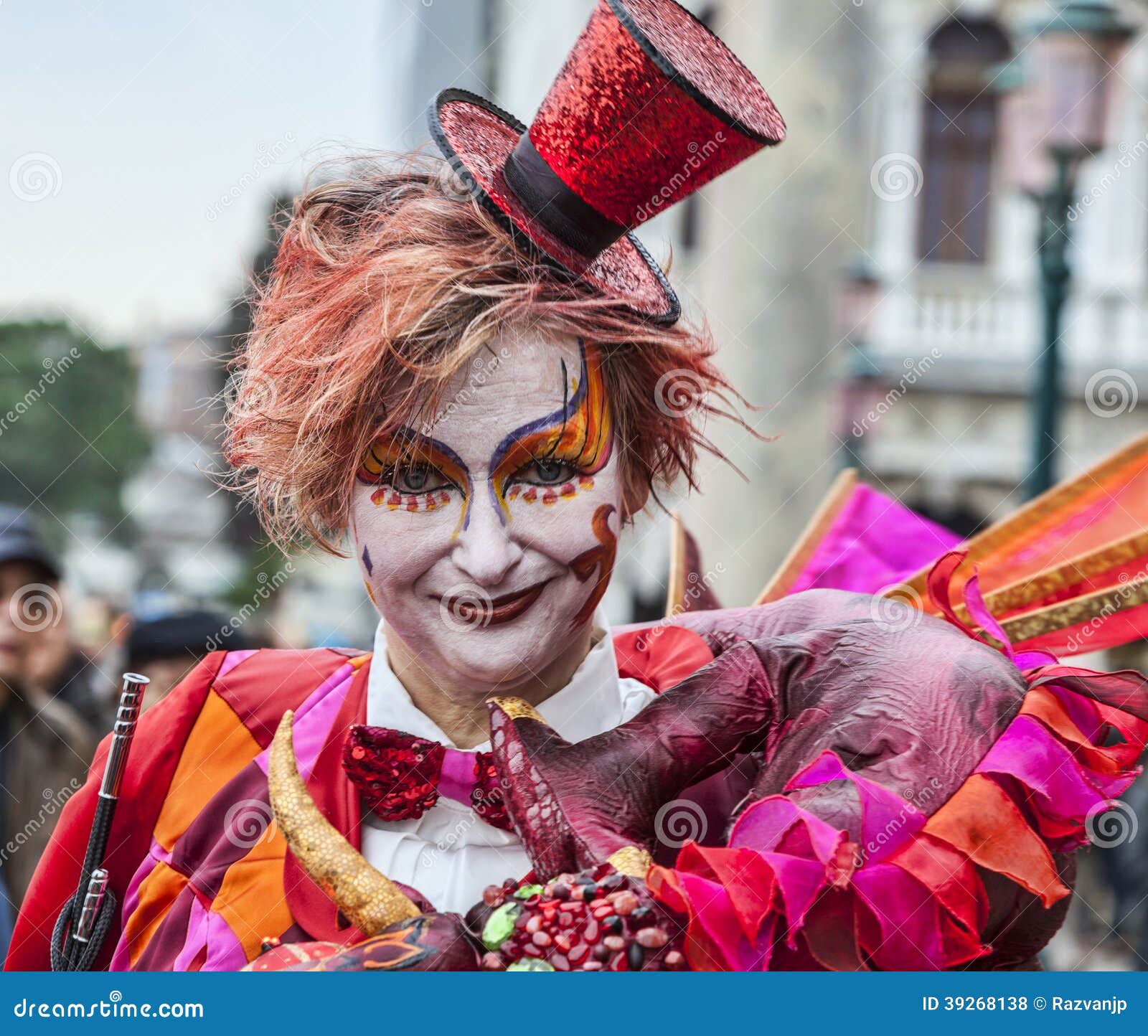 Maquillage de carnaval photo stock éditorial. Image du personne - 39268138