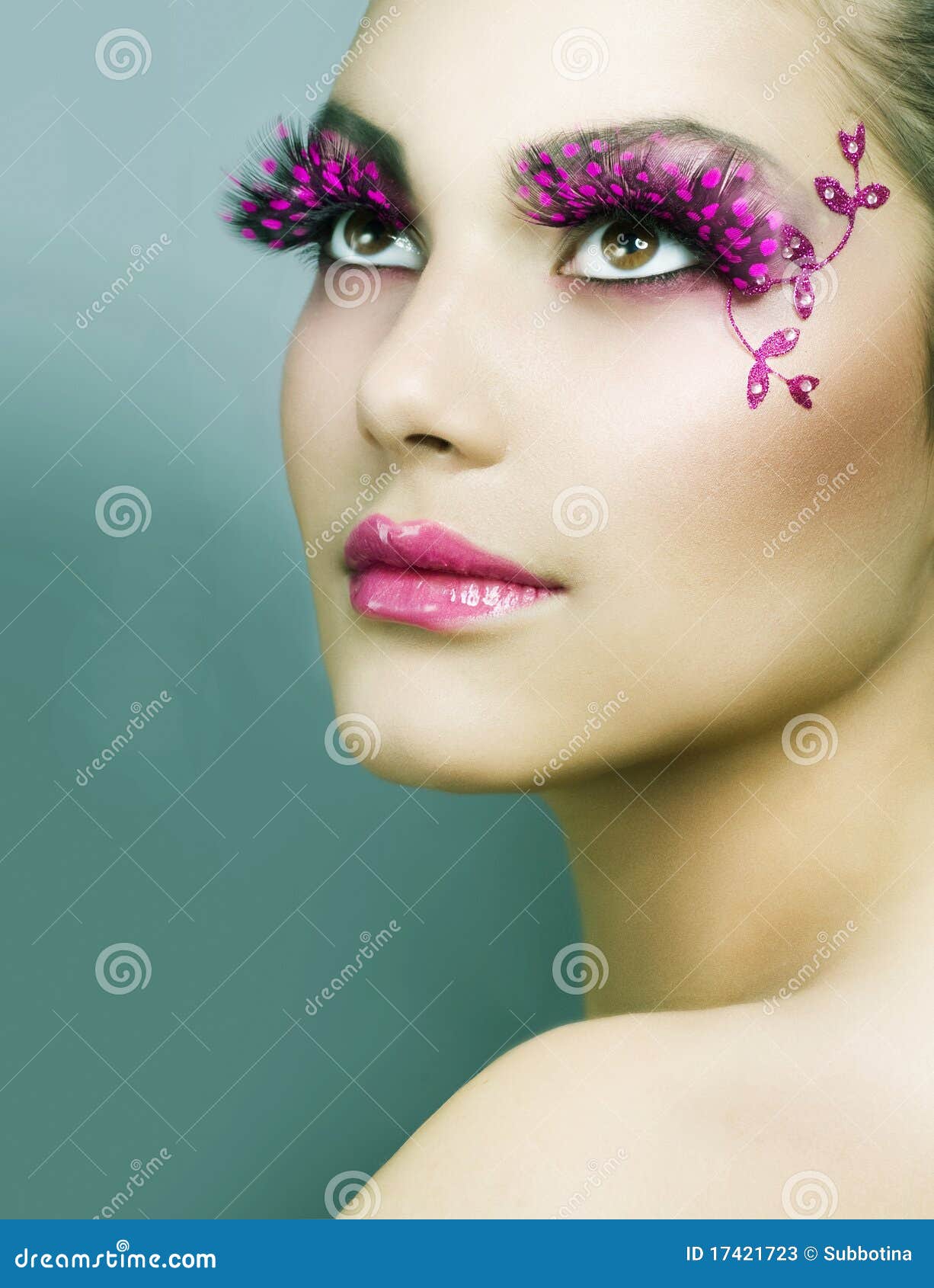 Maquillaje creativo imagen de archivo. Imagen de creativo 17421723