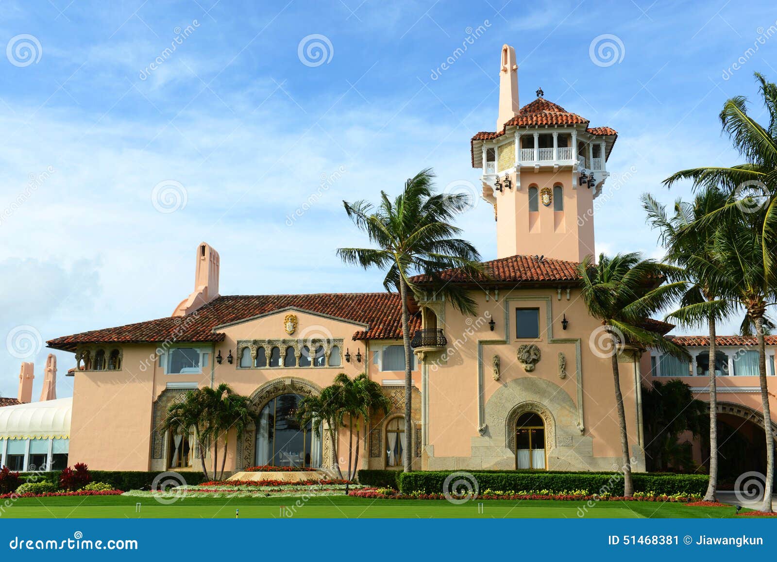 mar-a-lago on palm beach island, palm beach, florida