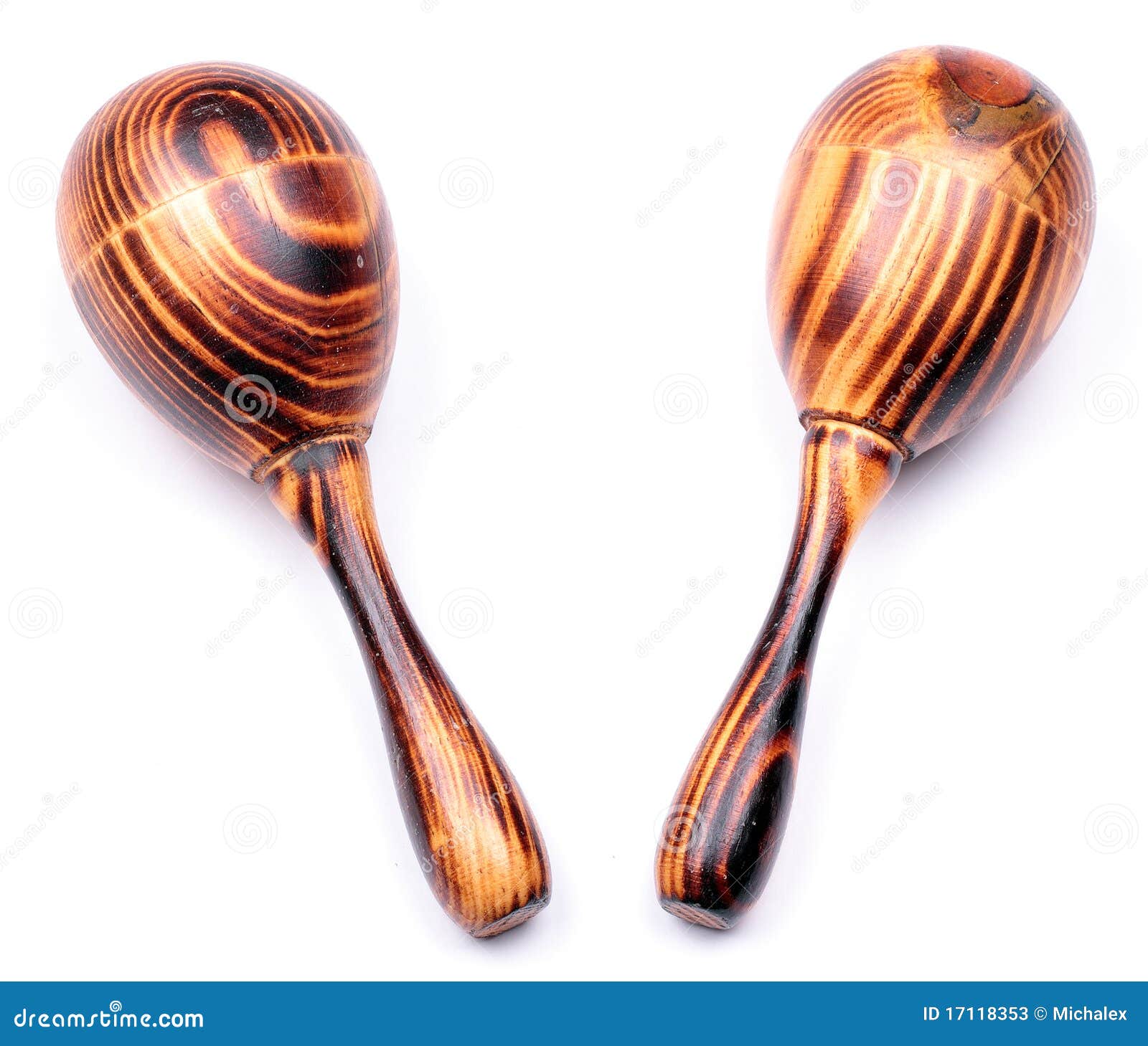 Maracas Aisló En El Fondo Blanco Imagen de archivo Imagen de maracas, blanco 17118353