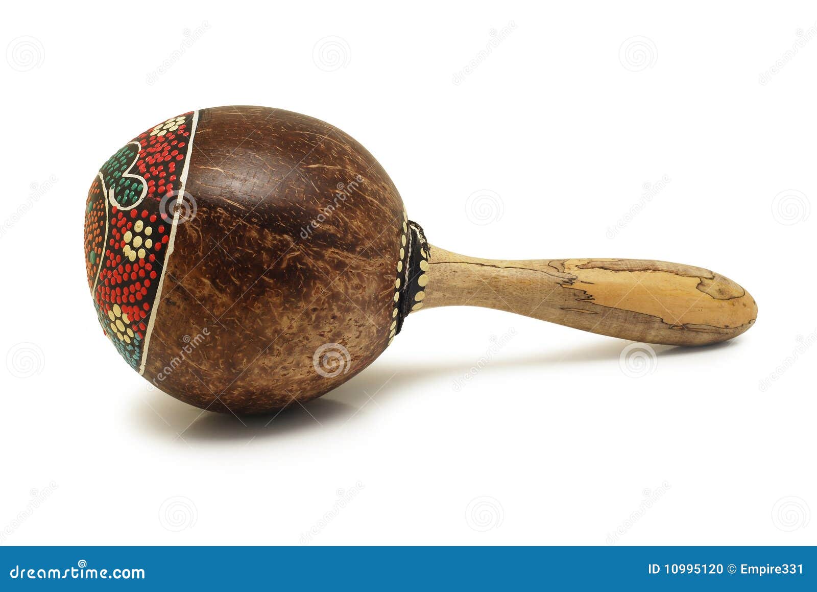 Maracas isolated stock photo. Image of background, musical 10995120