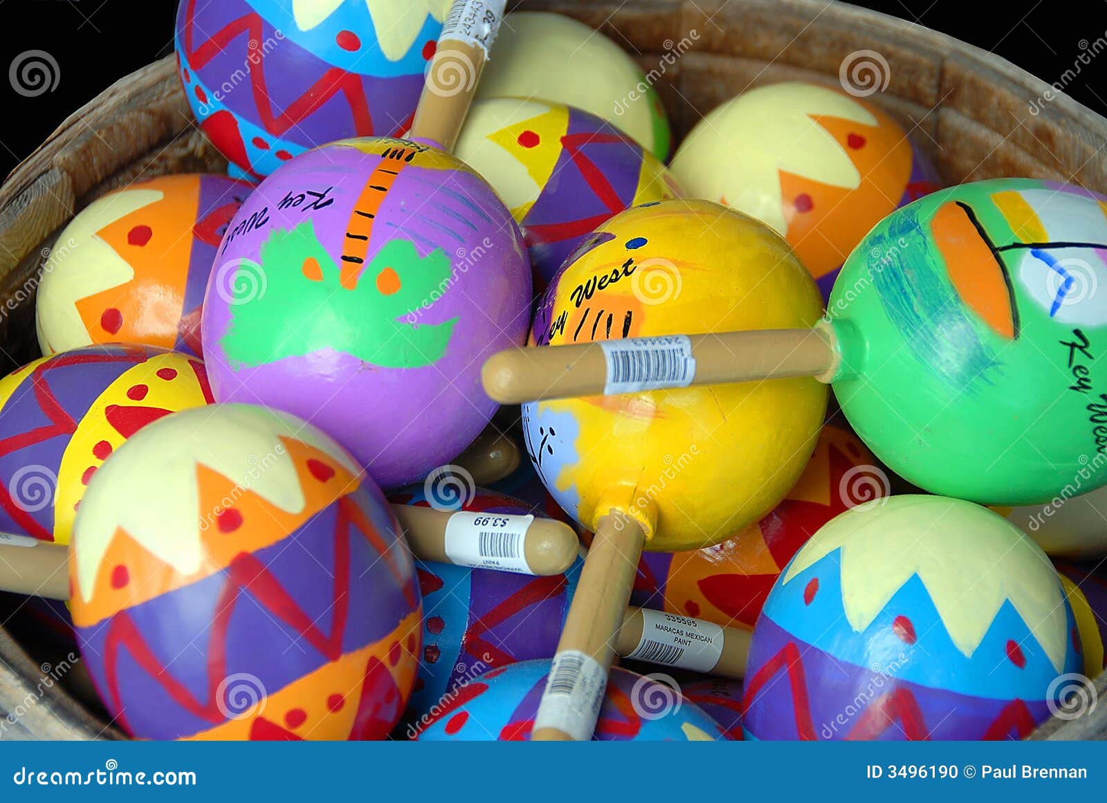 Maracas for sale stock photo. Image of handicraft, hollow 3496190