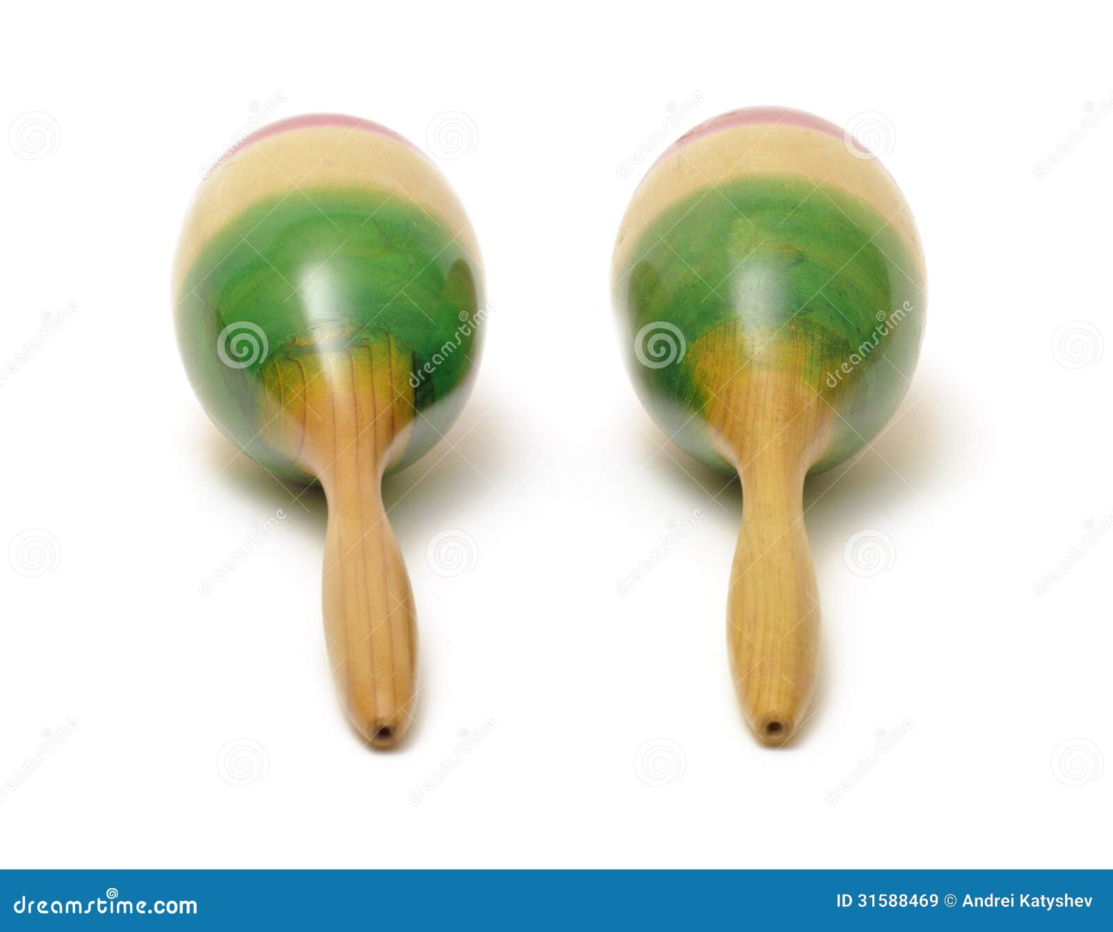 Maracas on white stock image. Image of folk, isolated 31588469