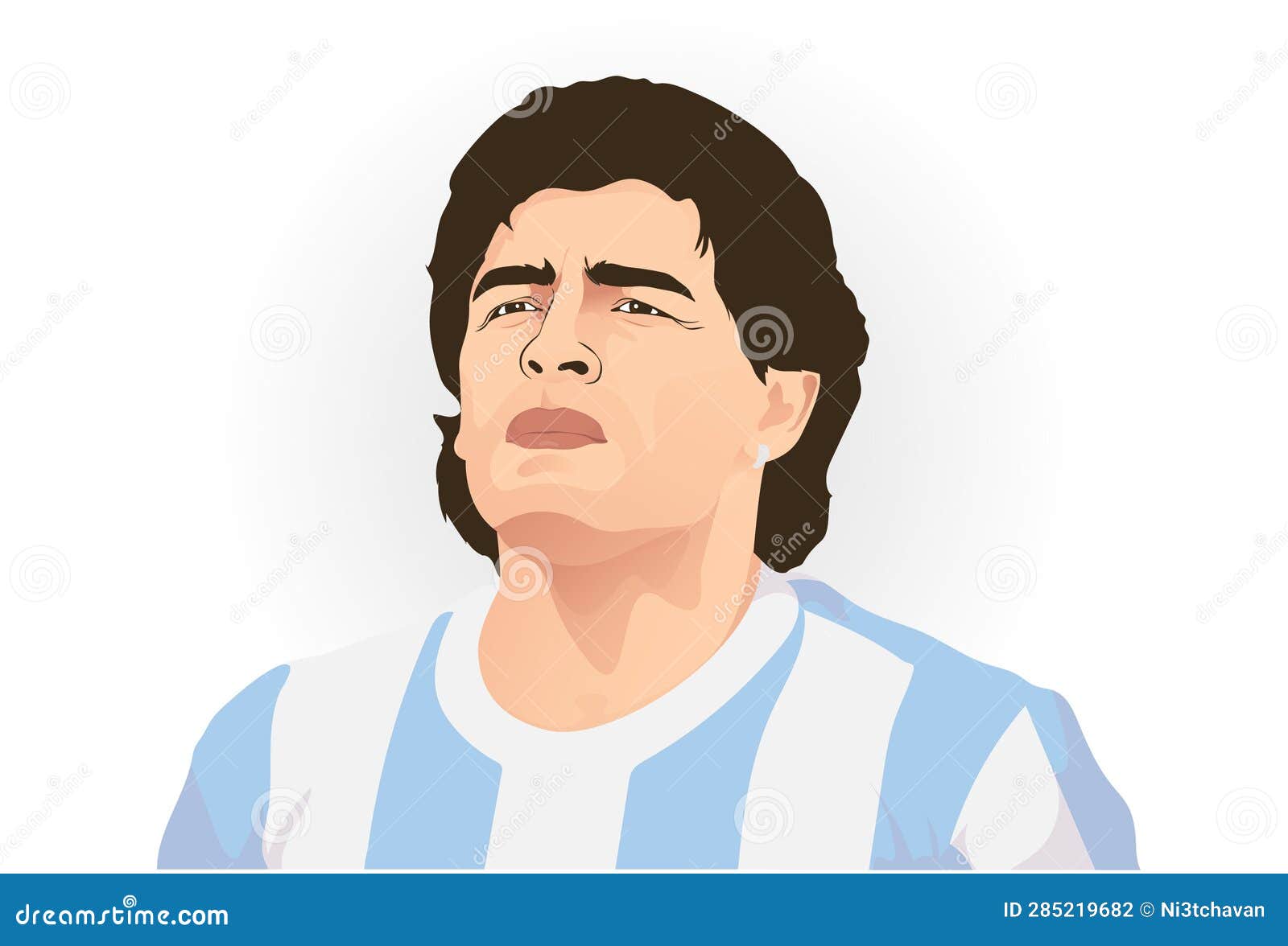 Diego Maradona Was an Argentine Professional Football Player. Editorial