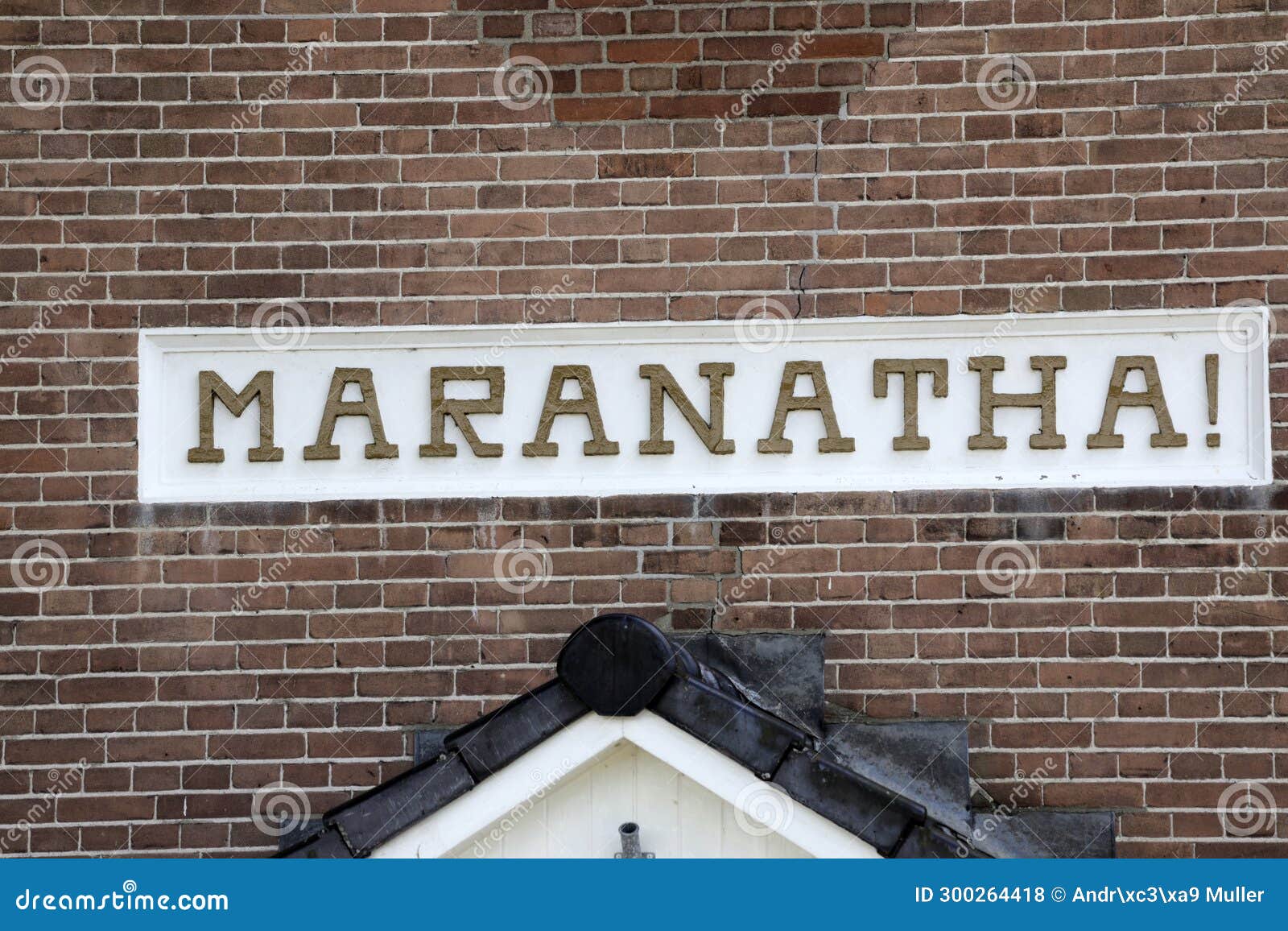 maranatha church in small village 't loo in oldebroek