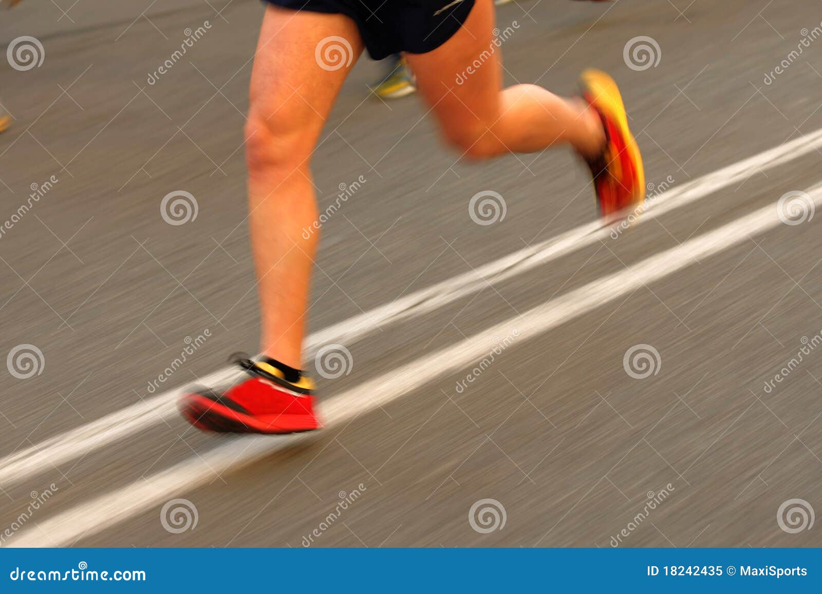 Marathon runner legs stock image. Image of jogging, exercise 18242435