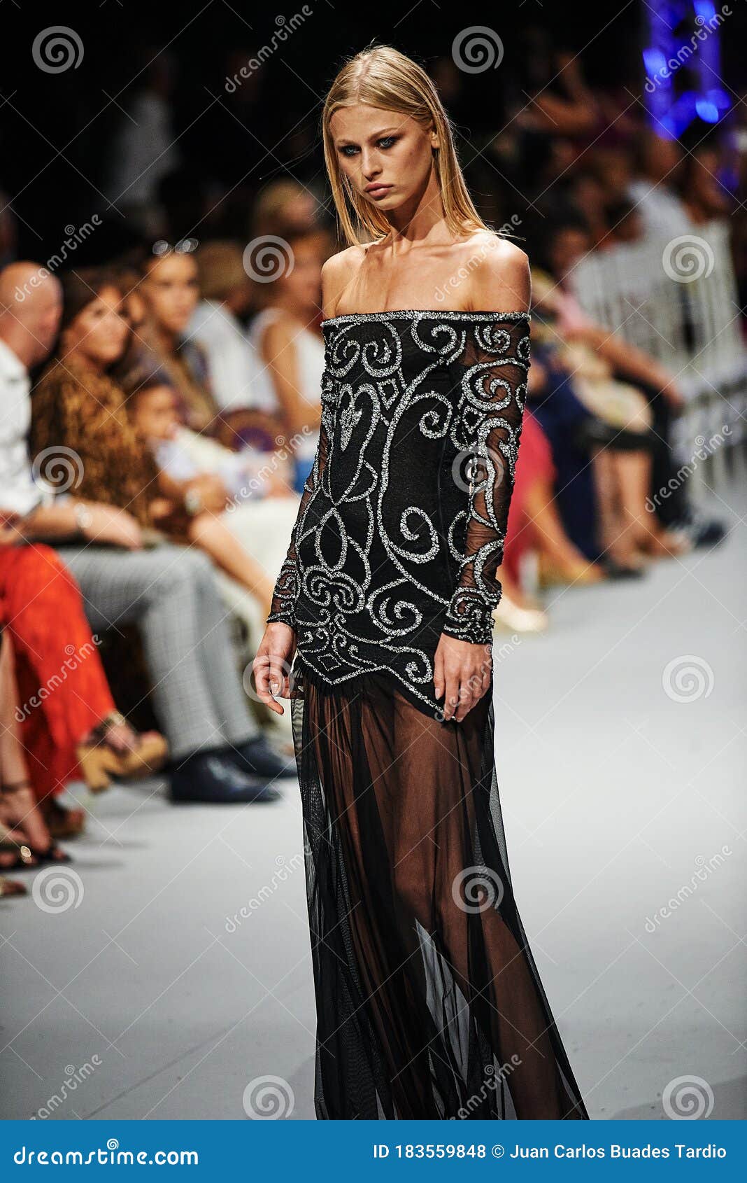 Marbella fashion show editorial stock photo. Image of body - 183559848