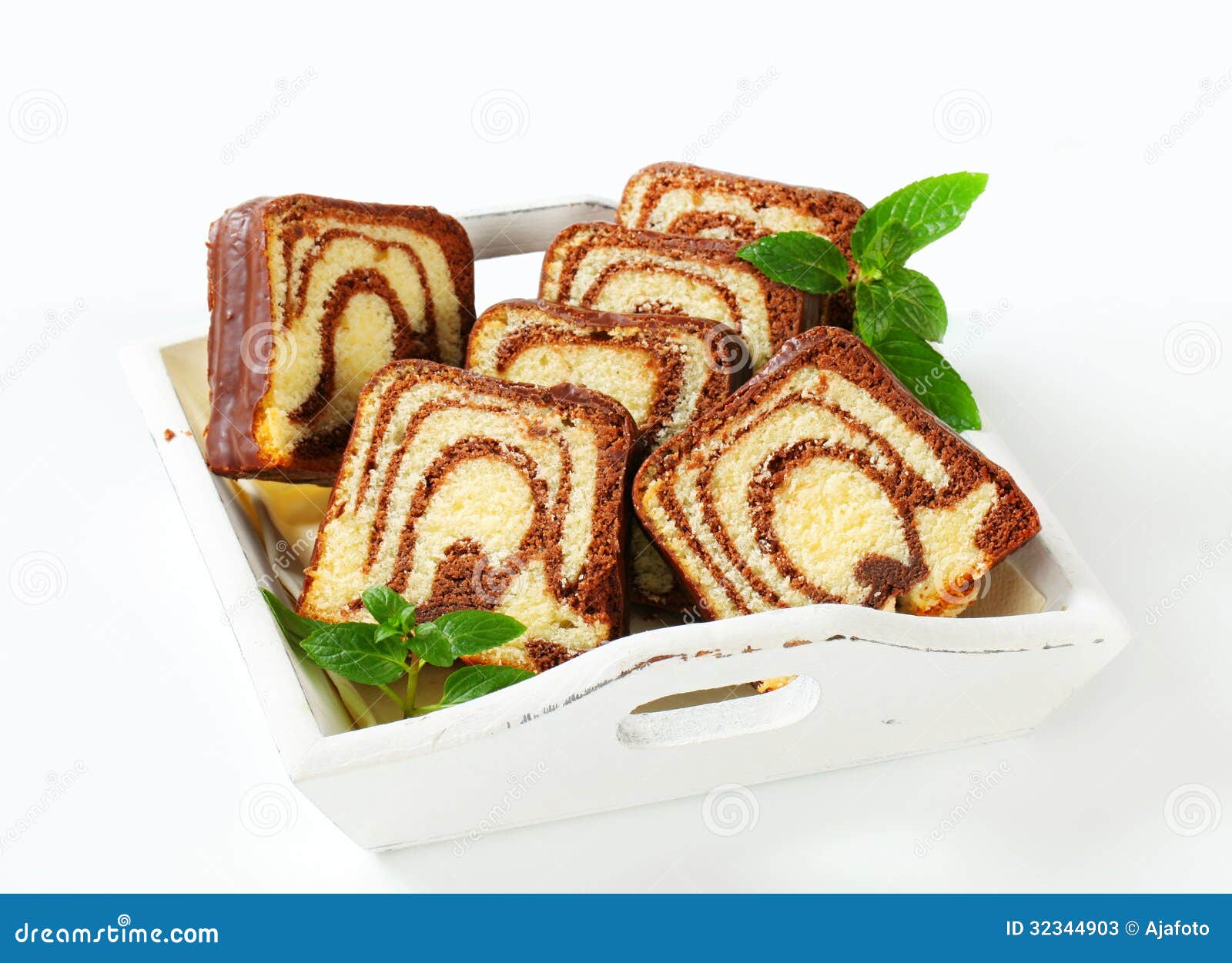 Marble cake stock image. Image of baked, pound, teatime 32344903