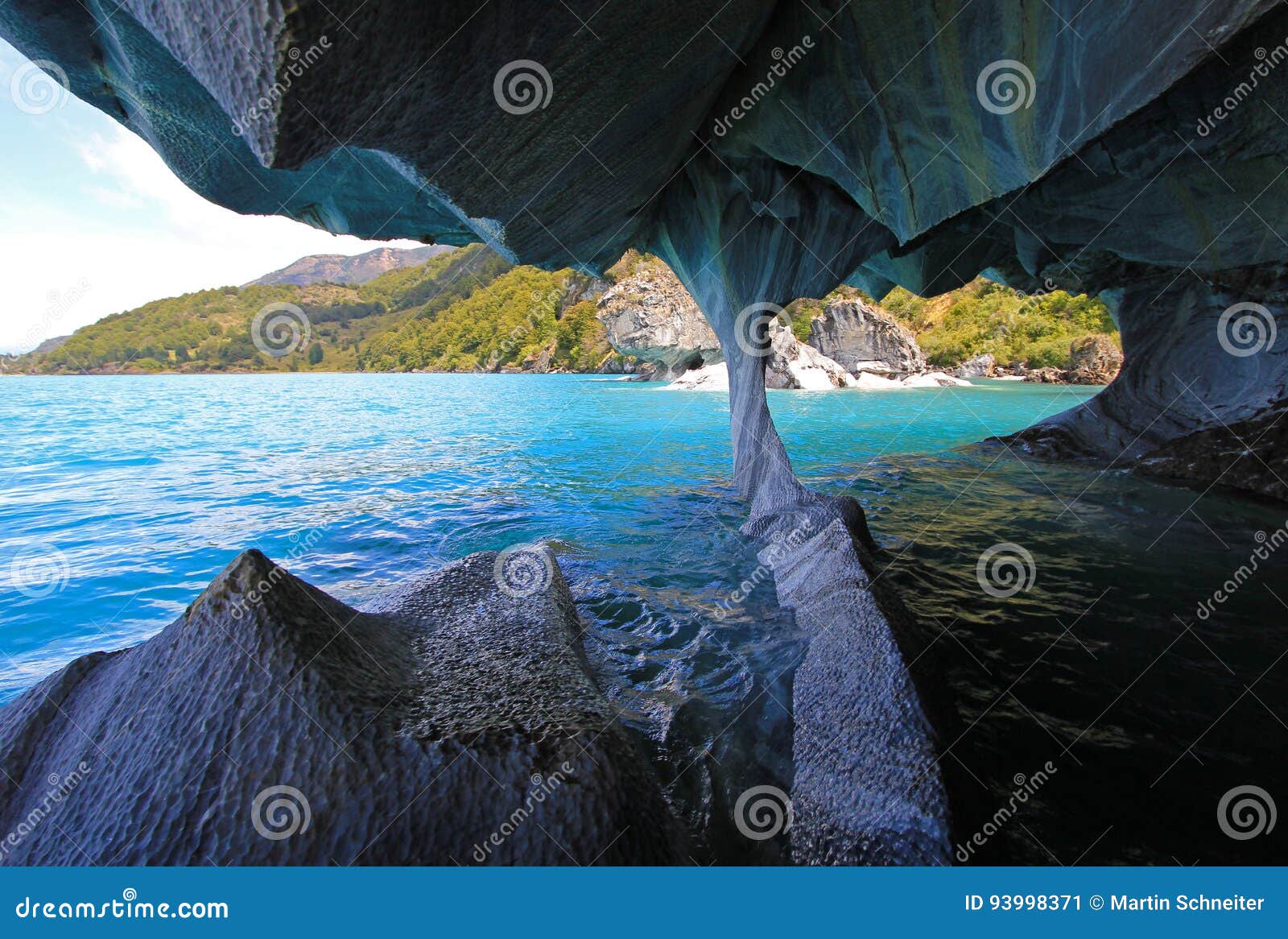 the marble cathedral chapel, capillas de marmol, puerto tranquilo, chile