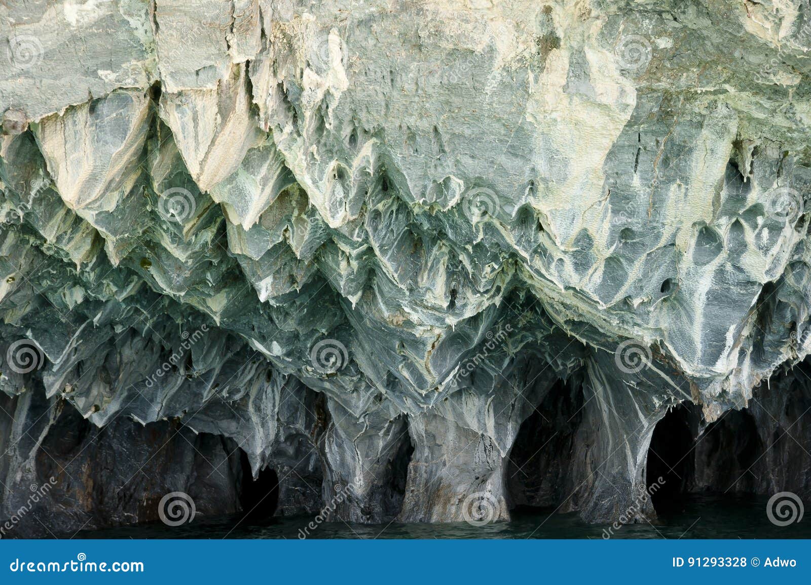 marble caves - carrera lake - chile