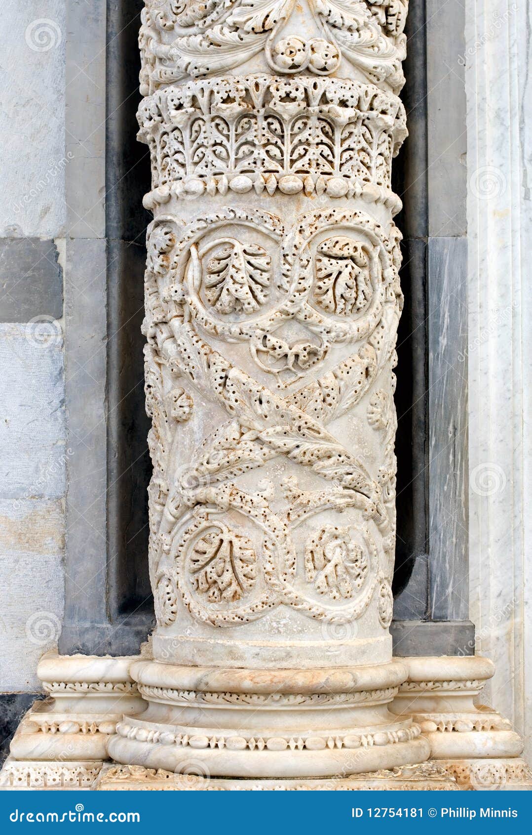 marble column, pisa cathedral