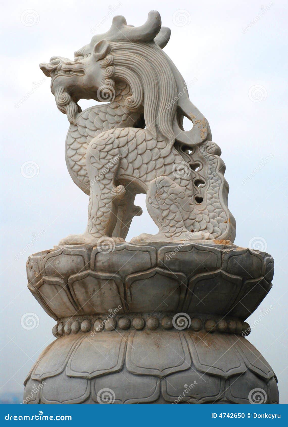 The Marble Dragon Sculpture Stock Photo Image of chinese, shaped 4742650