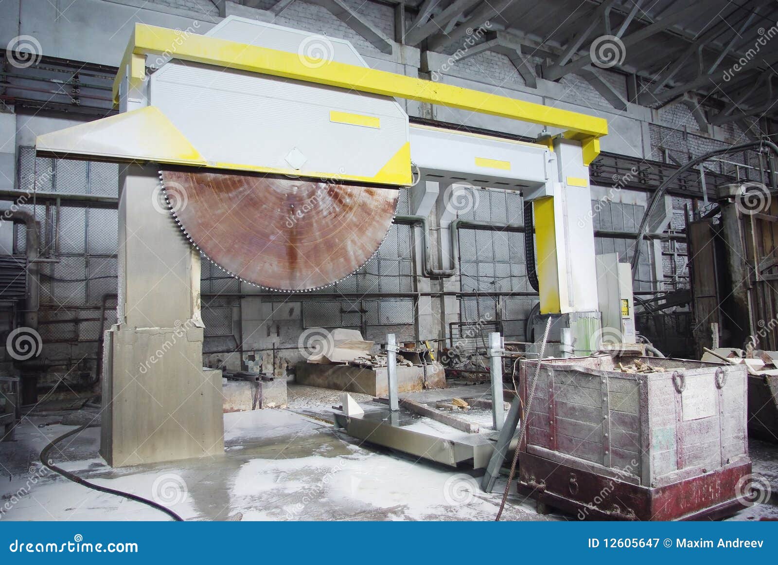 Marble factory stock image. Image of mountain, stone 12605647