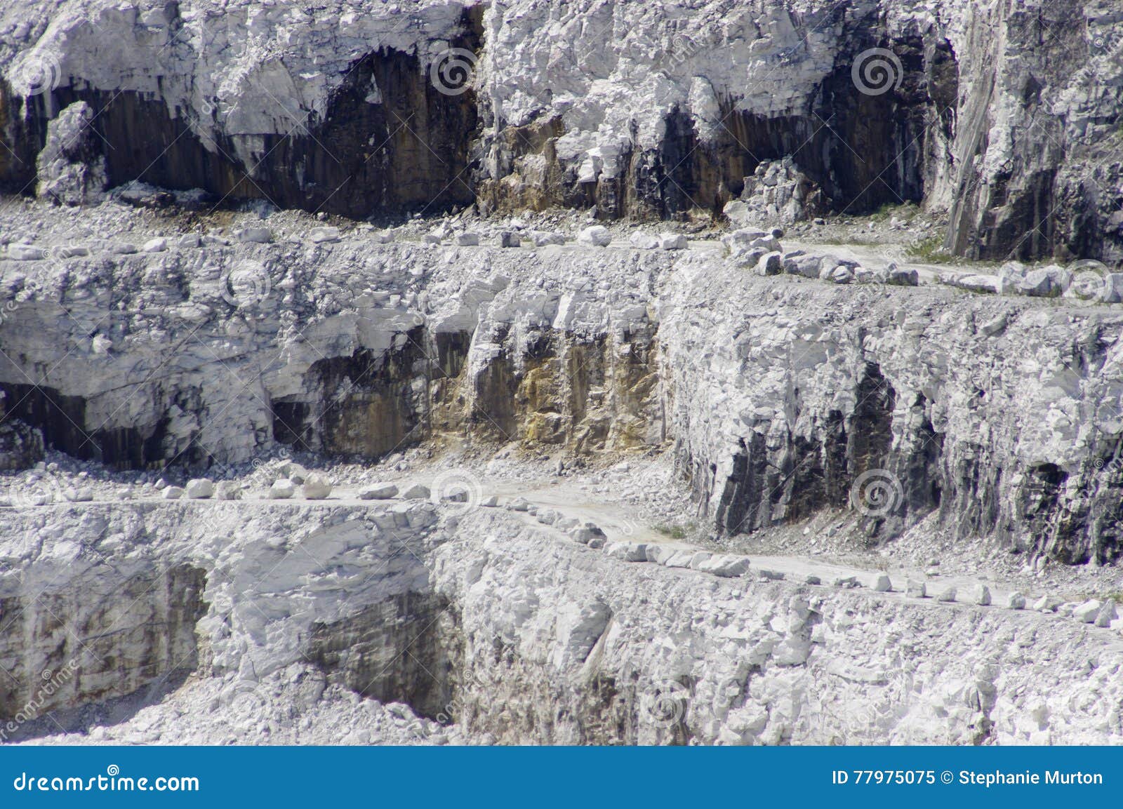 Marble mine stock image. Image of batholith, outcrop 77975075