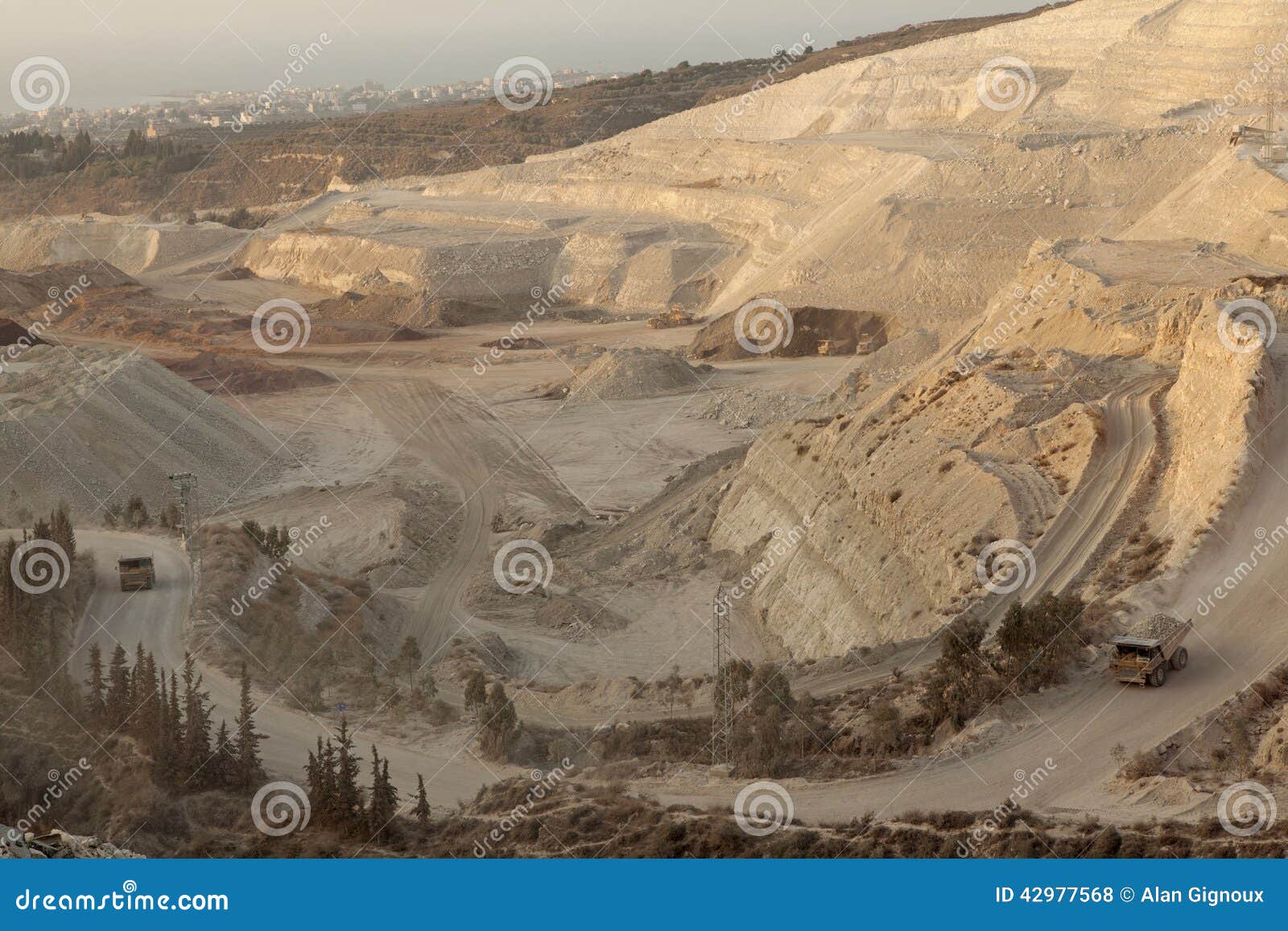 Marble mine, Lebanon editorial stock photo. Image of land 42977568