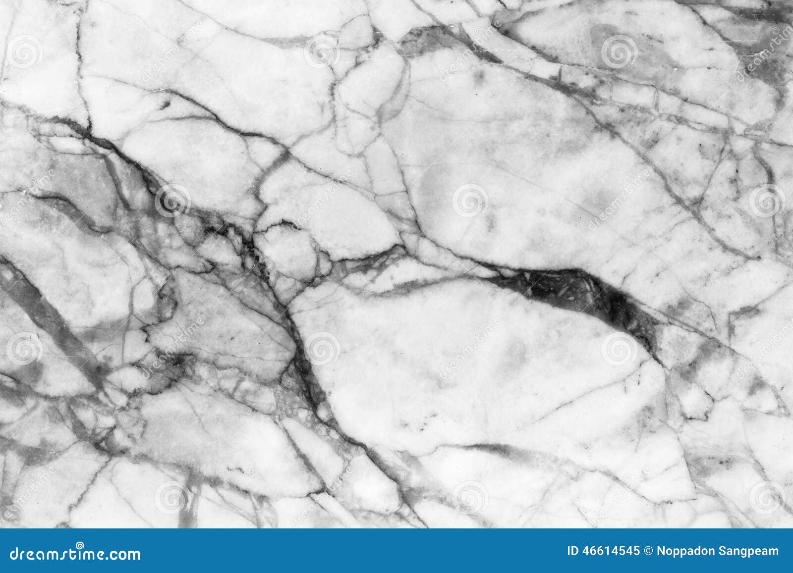 Marble Patterned Texture Background ,Black and White. Stock Image