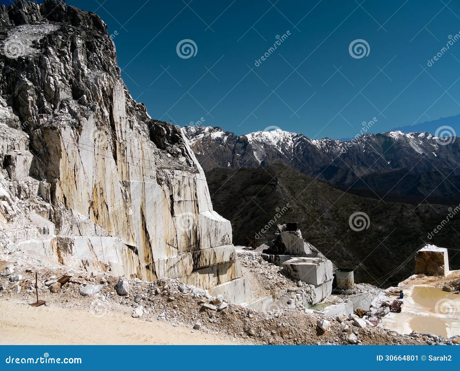 Marble Quarry Mining, Italy Stock Image Image of high, stone 30664801