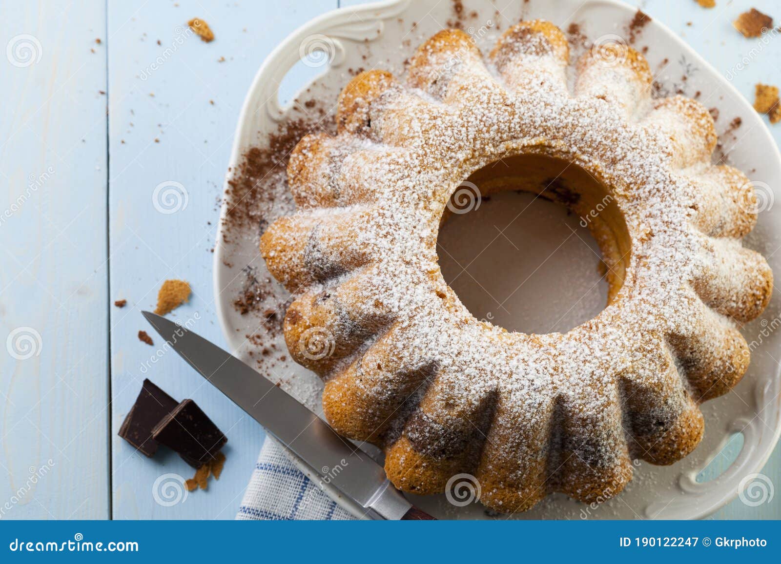 Marble ring cake stock image. Image of occasion, bake 190122247