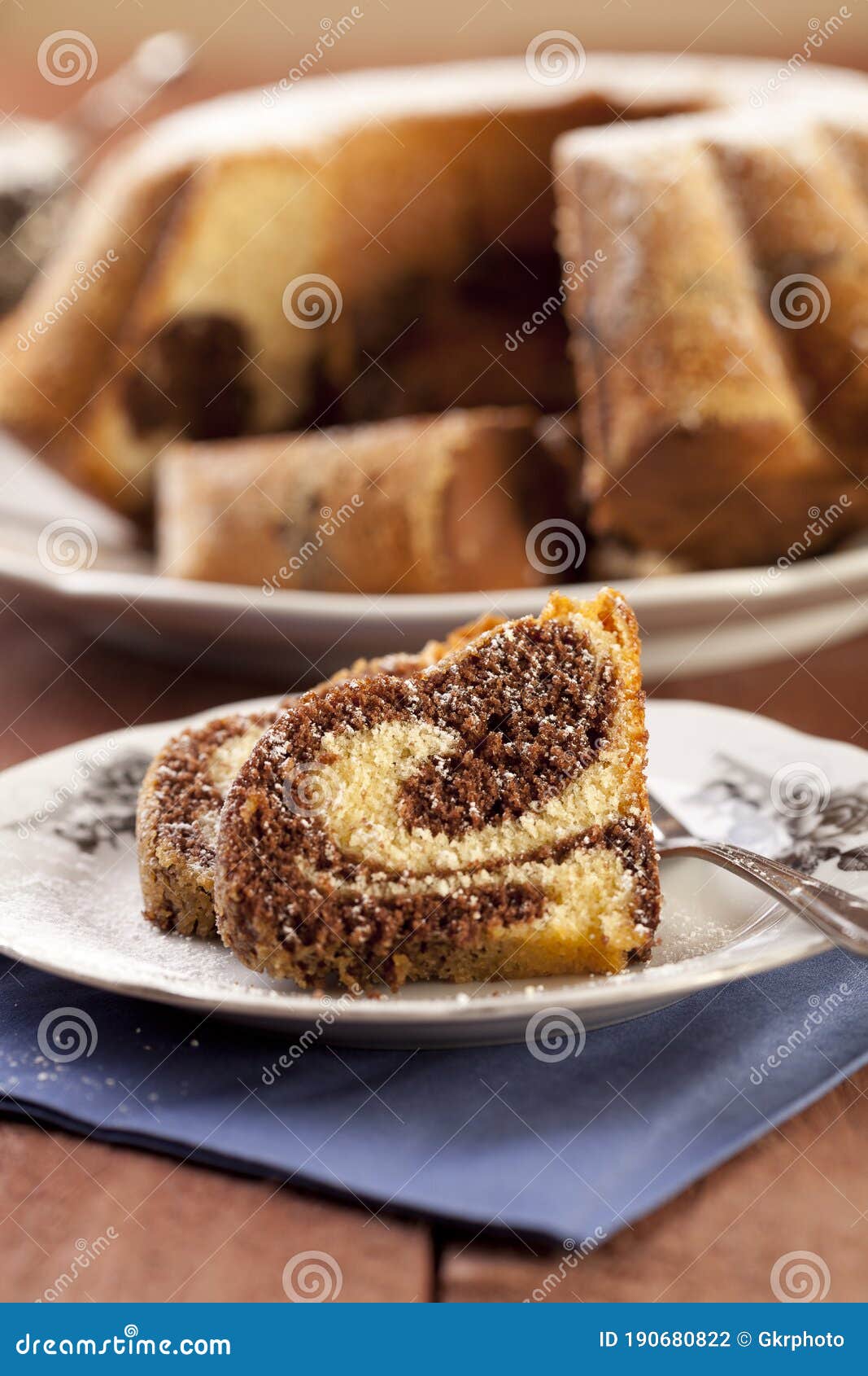 Marble ring cake stock photo. Image of occasion, bake 190680822