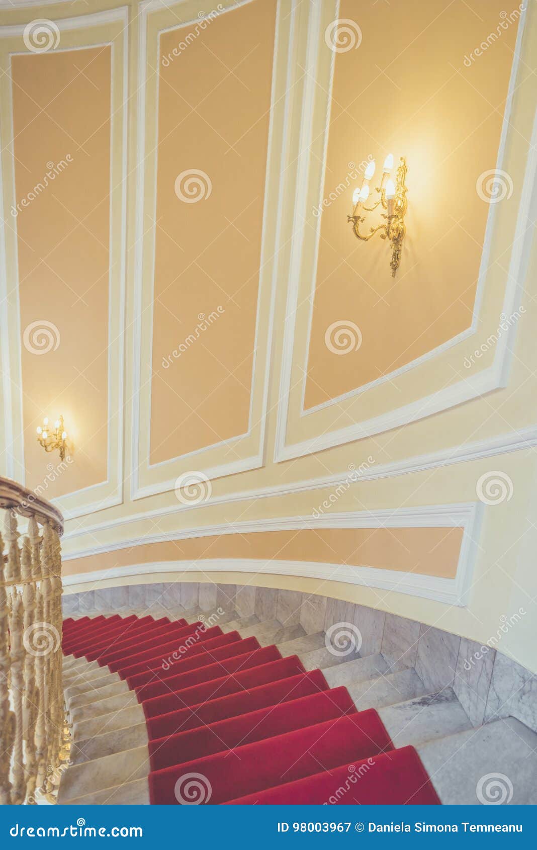 Marble Stairs with Red Carpet Stock Image Image of marble, building 98003967