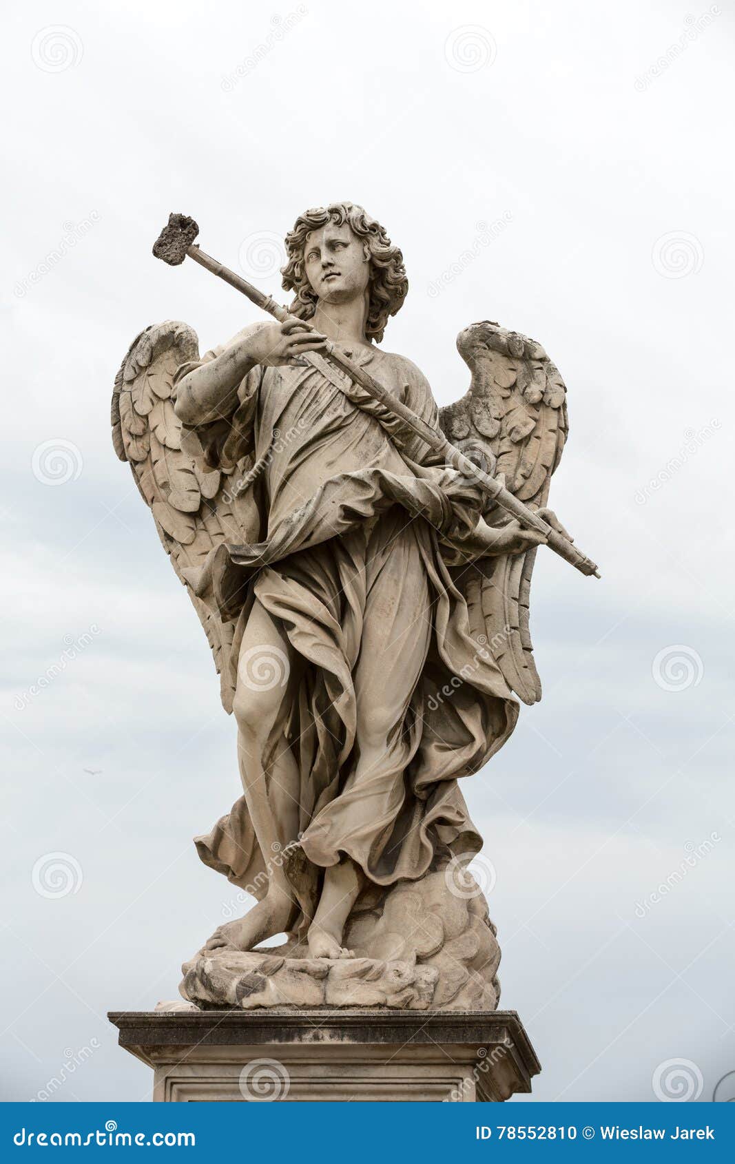 Marble Statue of Angel with the Sponge by Antonio Giorgetti from the ...