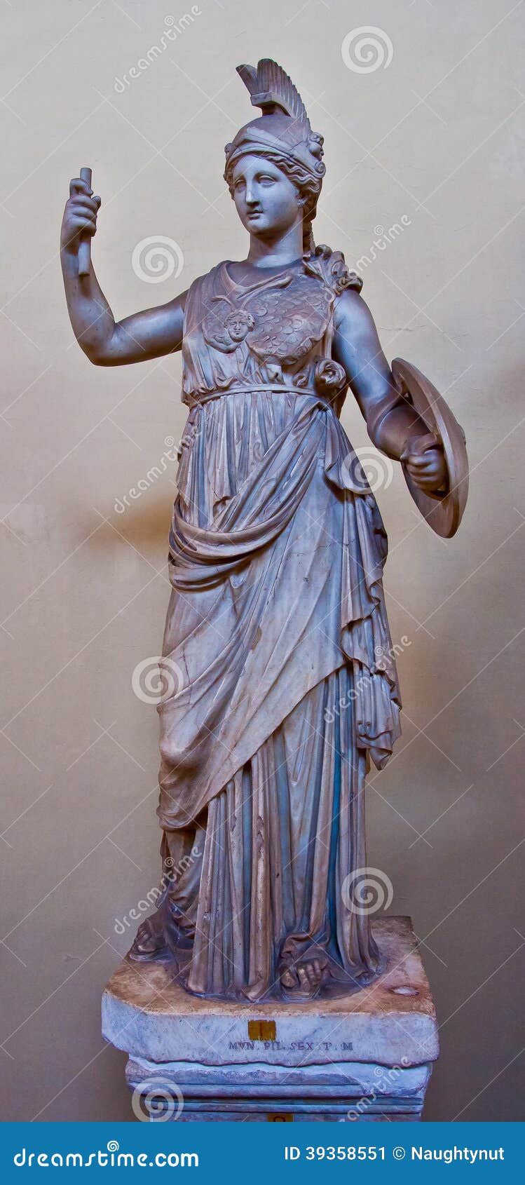 Marble Statue Of Athena Stock Photo Image 39358551