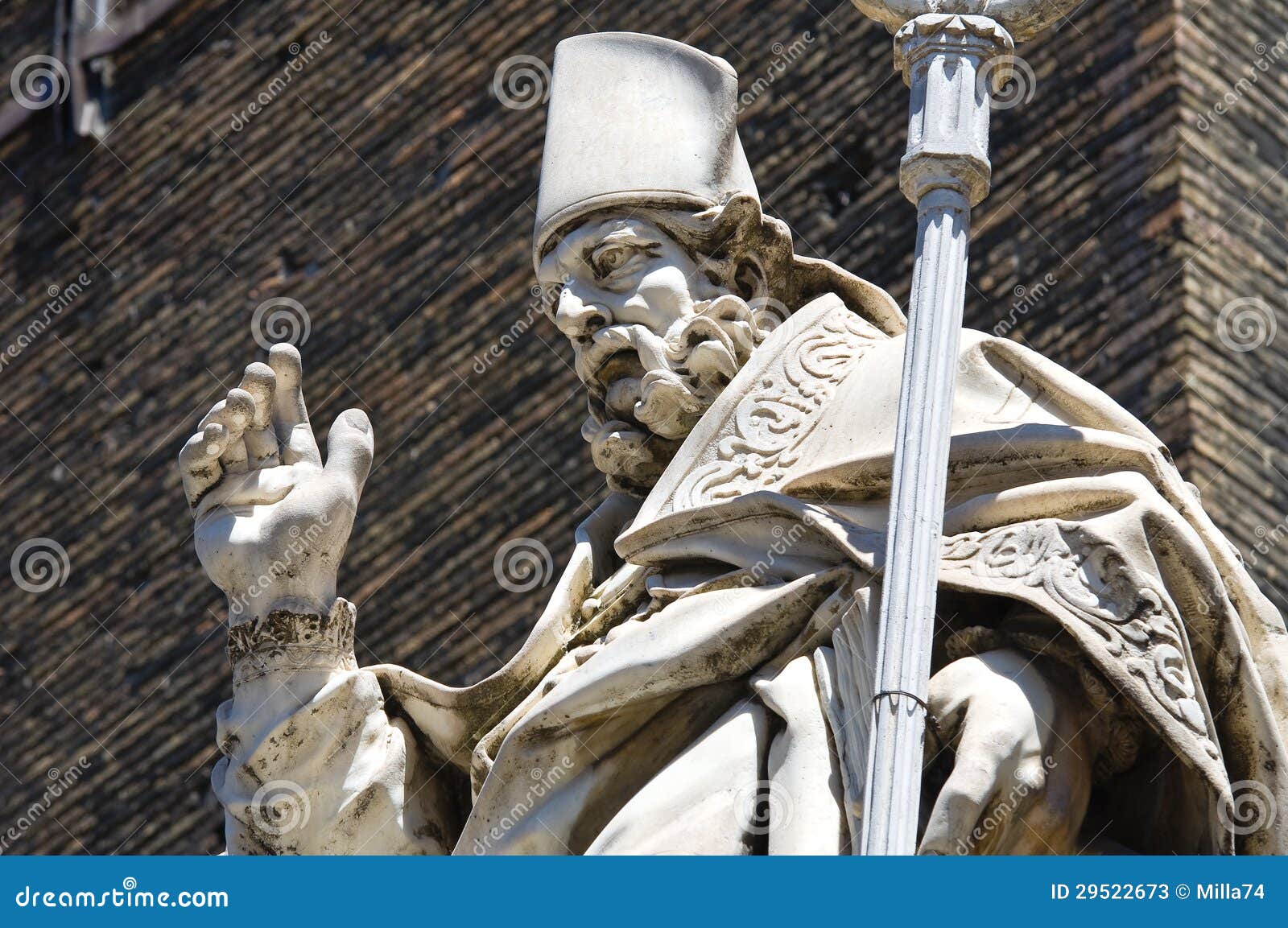 Marble Statue. Bologna. EmiliaRomagna. Italy Stock Image Image of