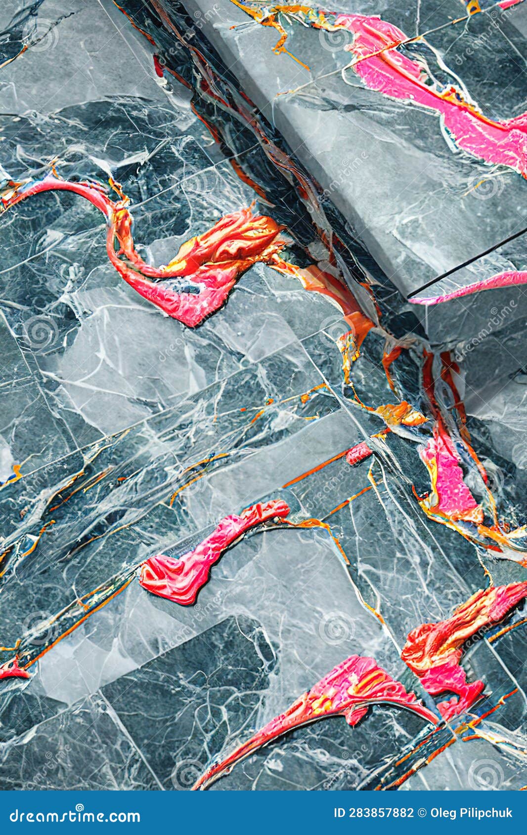 marble texture concept art dynamic lighting hyper detailed intricate detailed color gradient grey, pink haze, ai generated