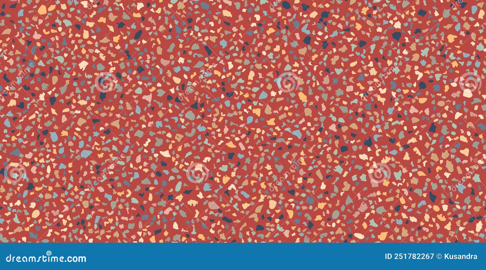 marble tile with terrazzo flooring seamless pattern