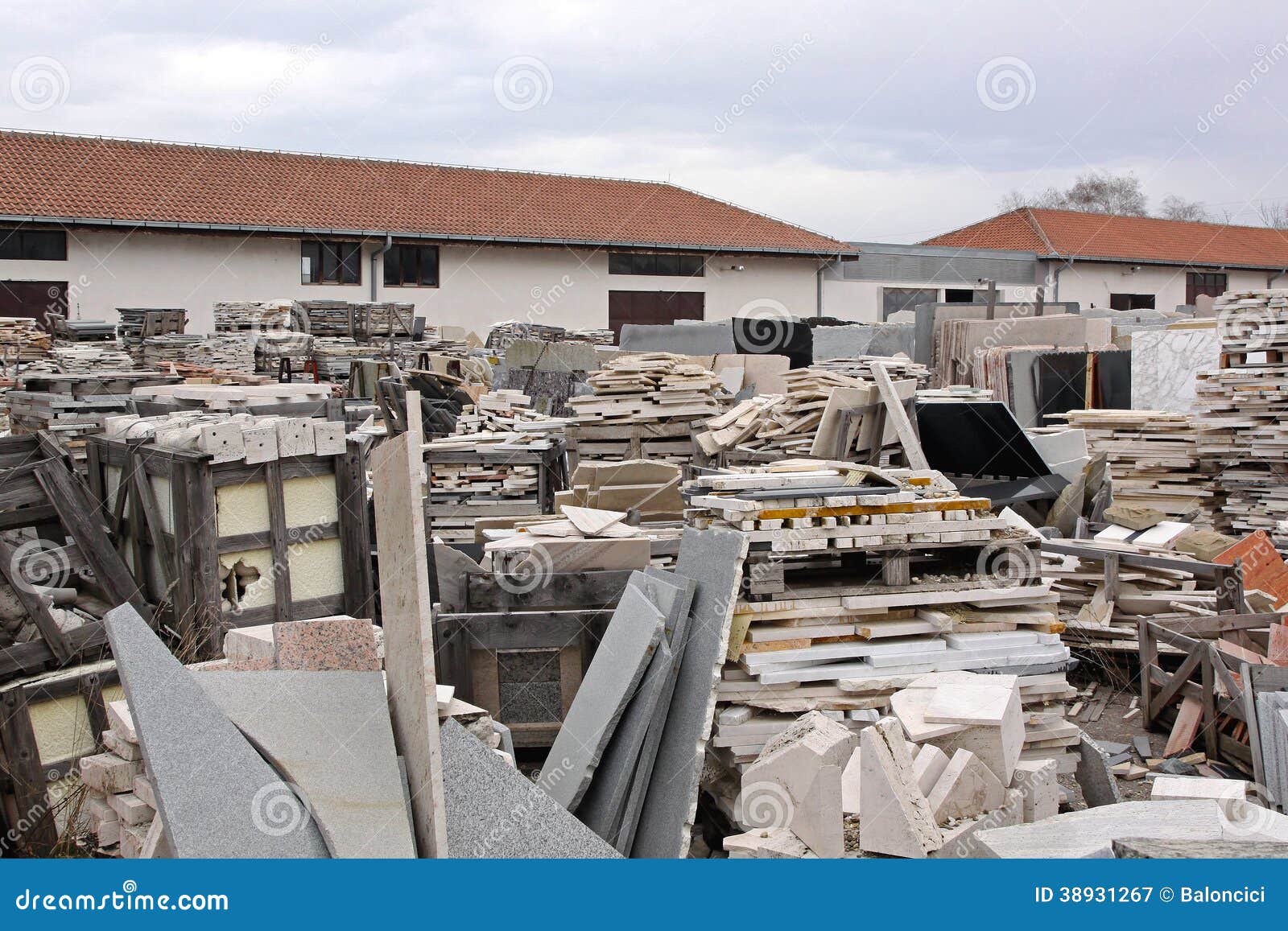 Marble warehouse stock image. Image of construction, granite 38931267