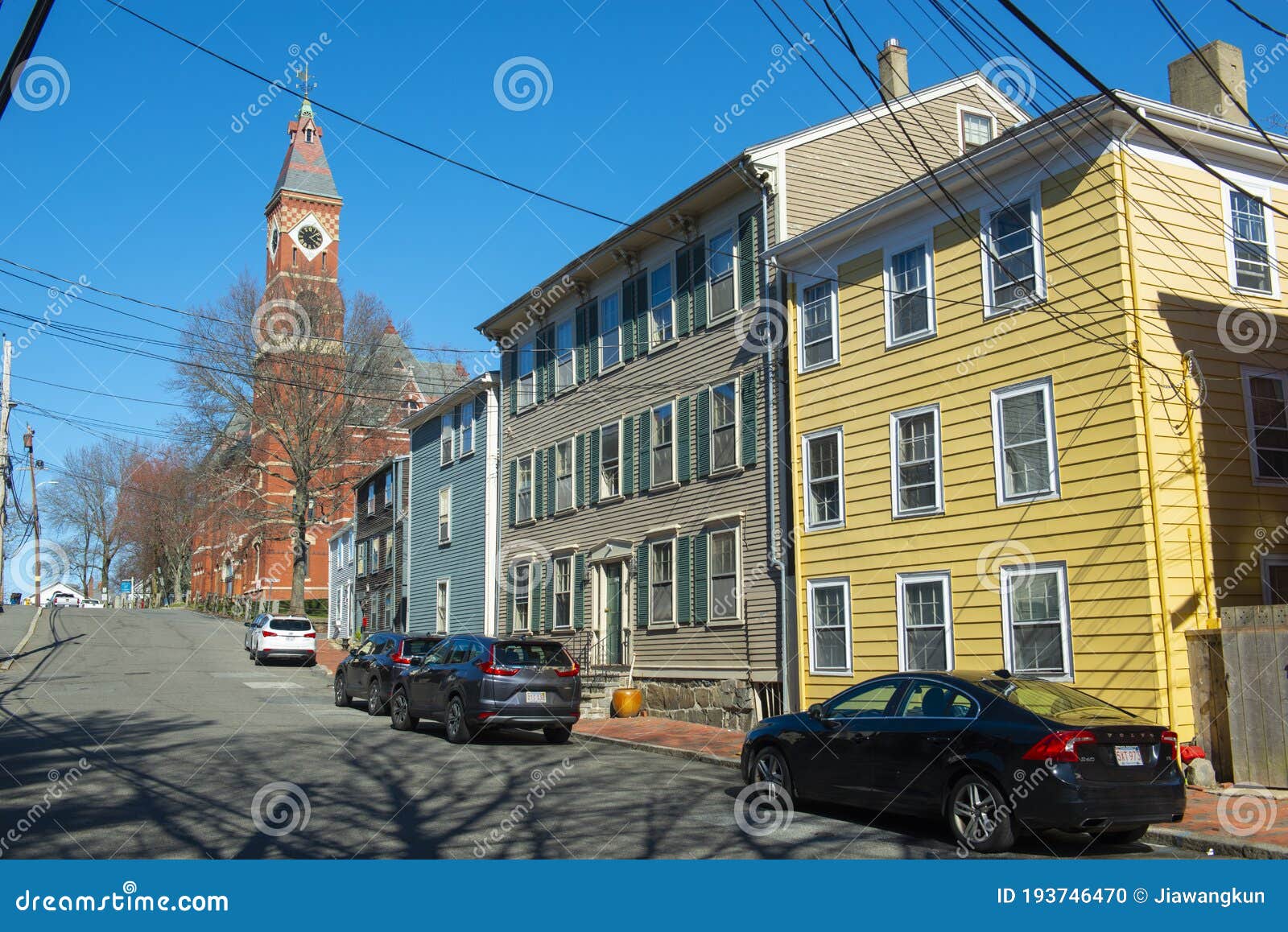 Marblehead Town Center, Massachusetts, USA Editorial Image - Image of