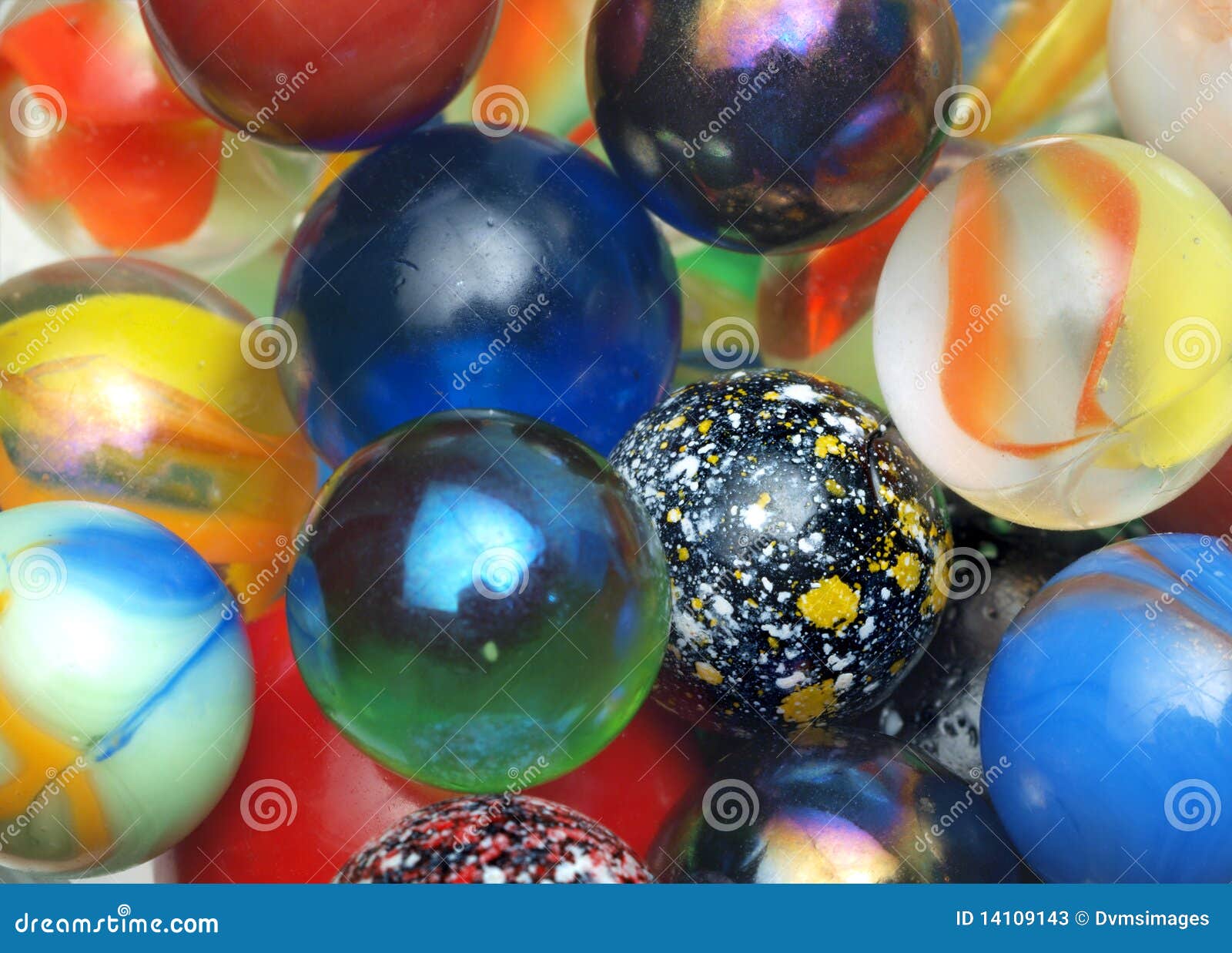 marbles close-up