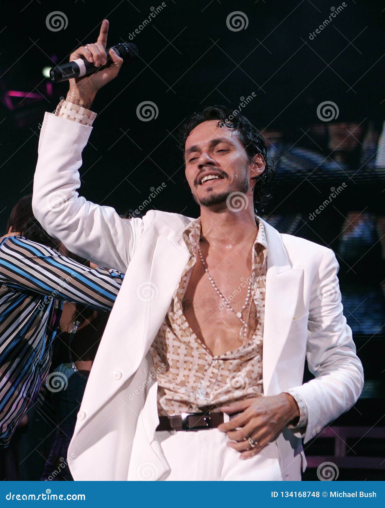 Marc Anthony Performs in Concert Editorial Stock Photo Image of salsa