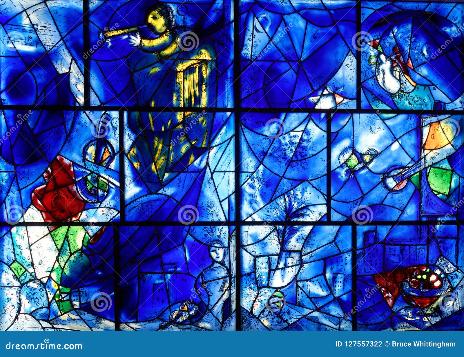 Marc Chagall Stained Glass, Institut De Chicago D'art Photographie