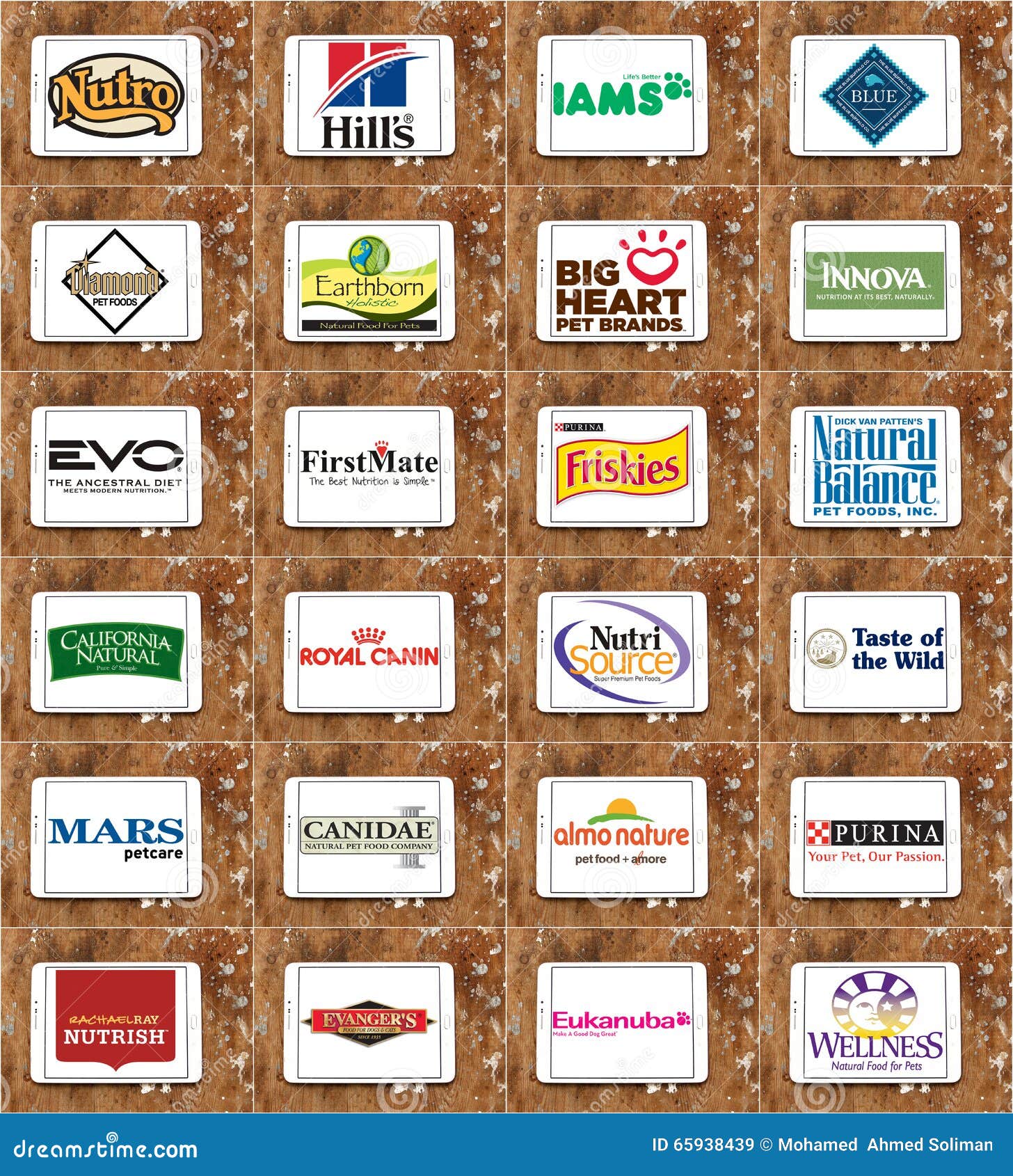 Marcas Y Logotipos Del Alimento Para Animales Imagen de archivo editorial -  Imagen de mascotas, insignia: 65938439