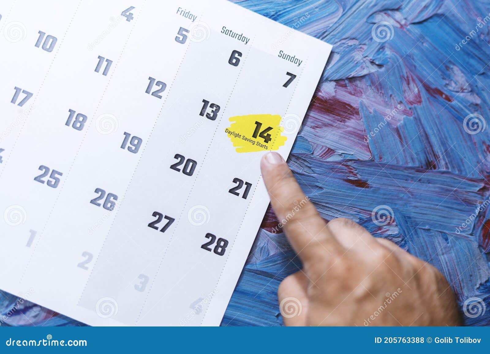 March 14 Daylight Saving Starts Stock Photo Image Of Time March 205763388