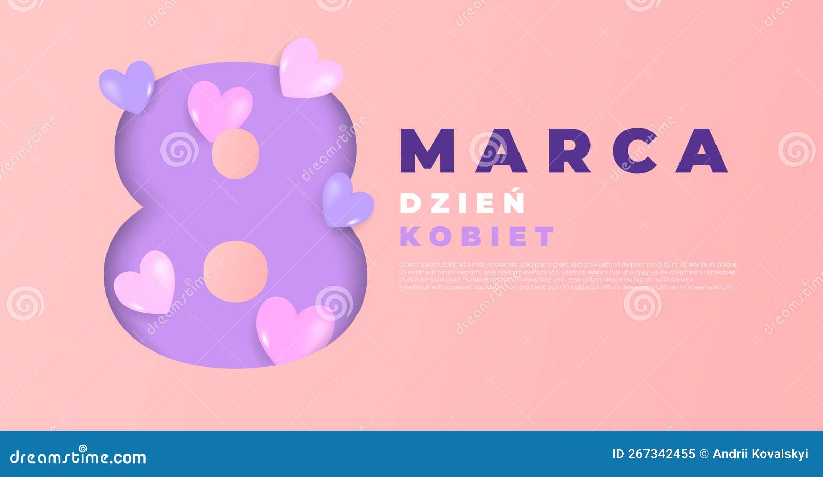 8 march, happy woman day. 8 marca dzien kobiet background