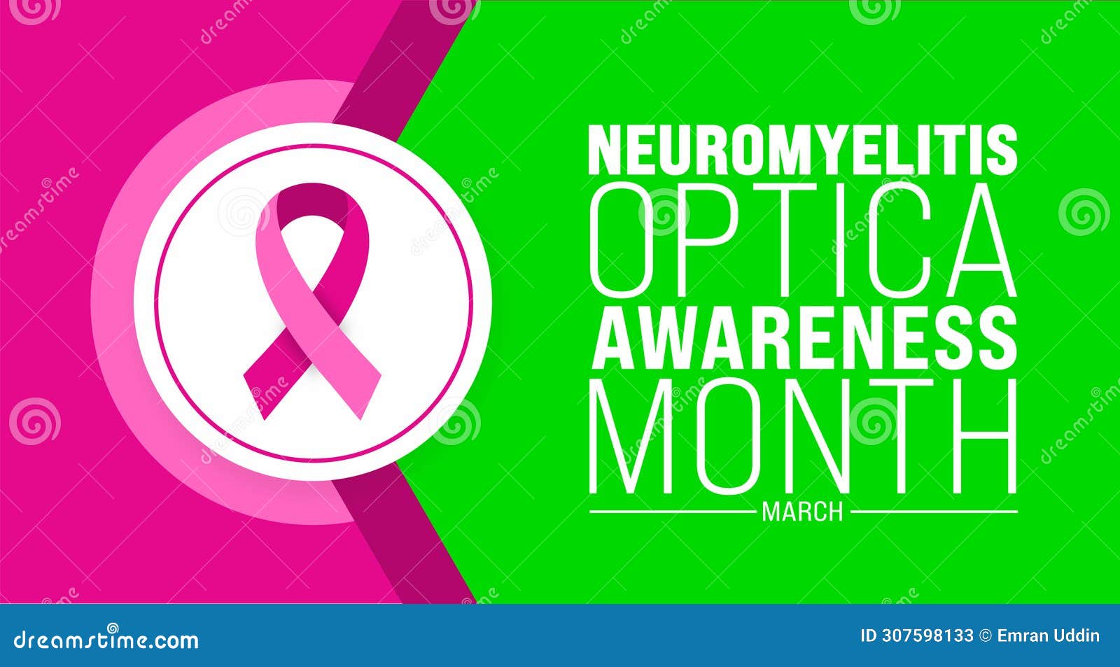 march is neuromyelitis optica awareness month background template. holiday concept. use to background